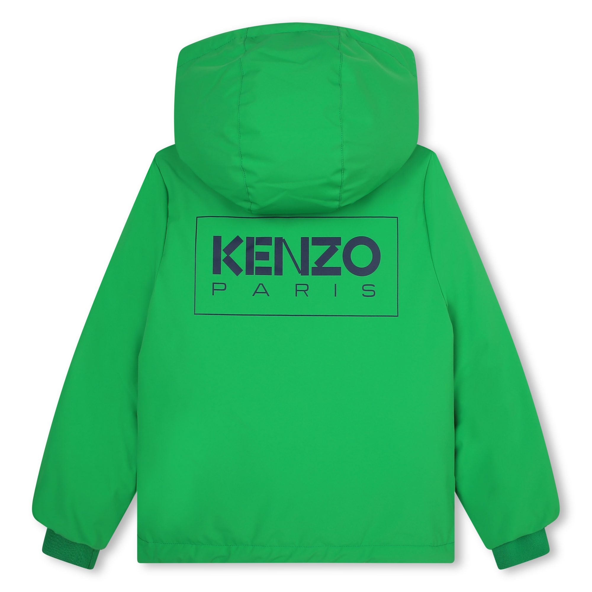 Water-repellent hooded puffer KENZO KIDS for UNISEX