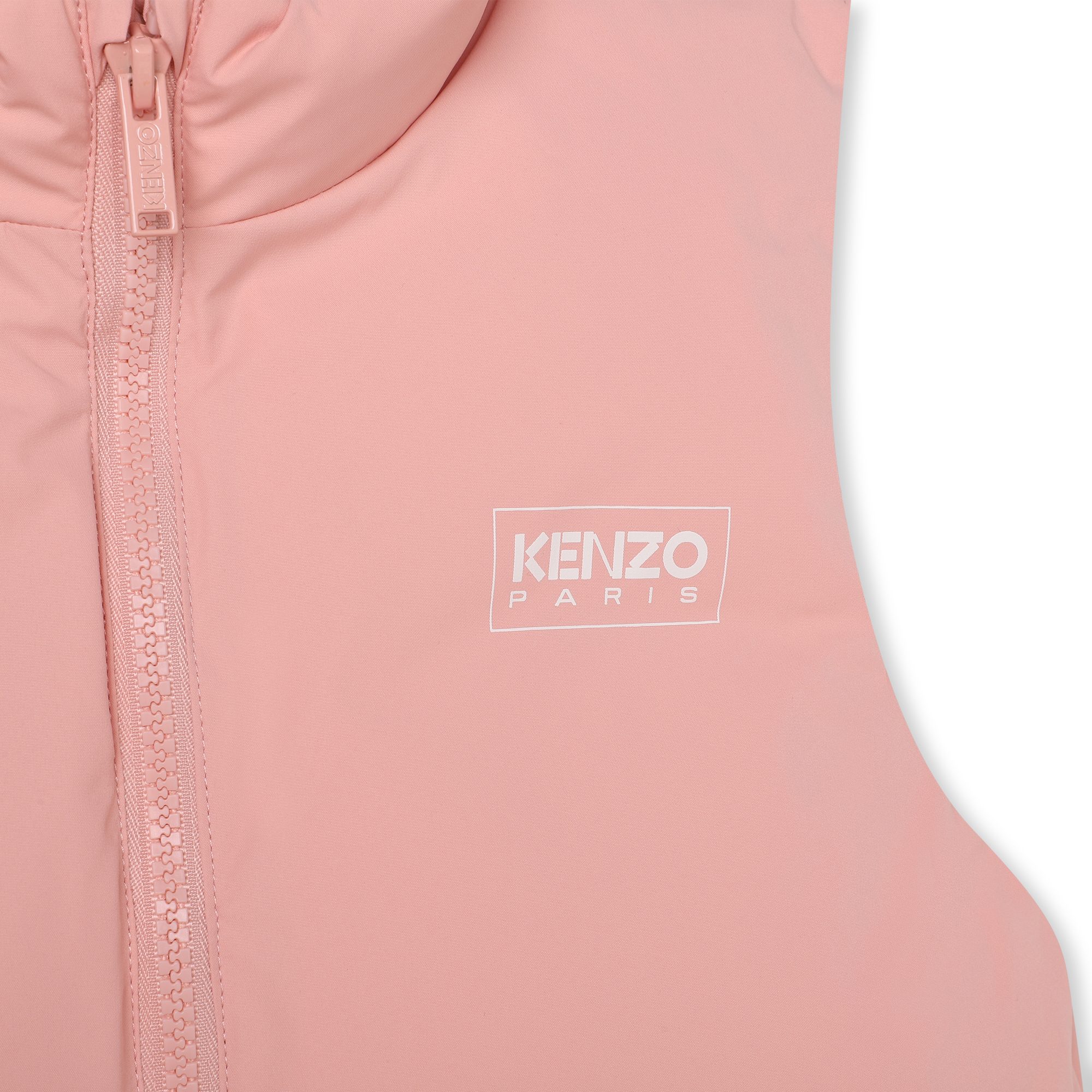 Water-repellent zip-up puffer KENZO KIDS for UNISEX