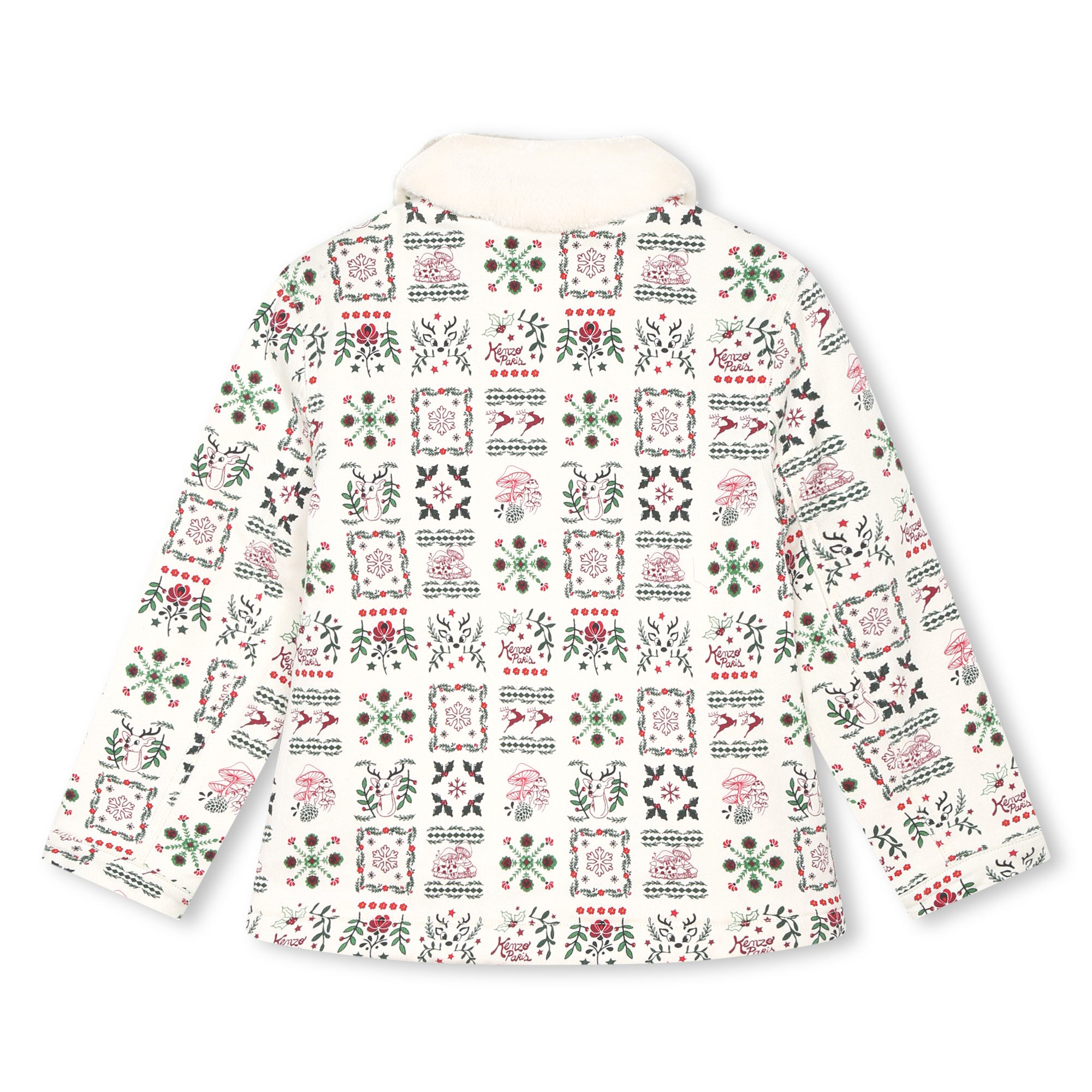 Fancy-collar printed jacket KENZO KIDS for UNISEX