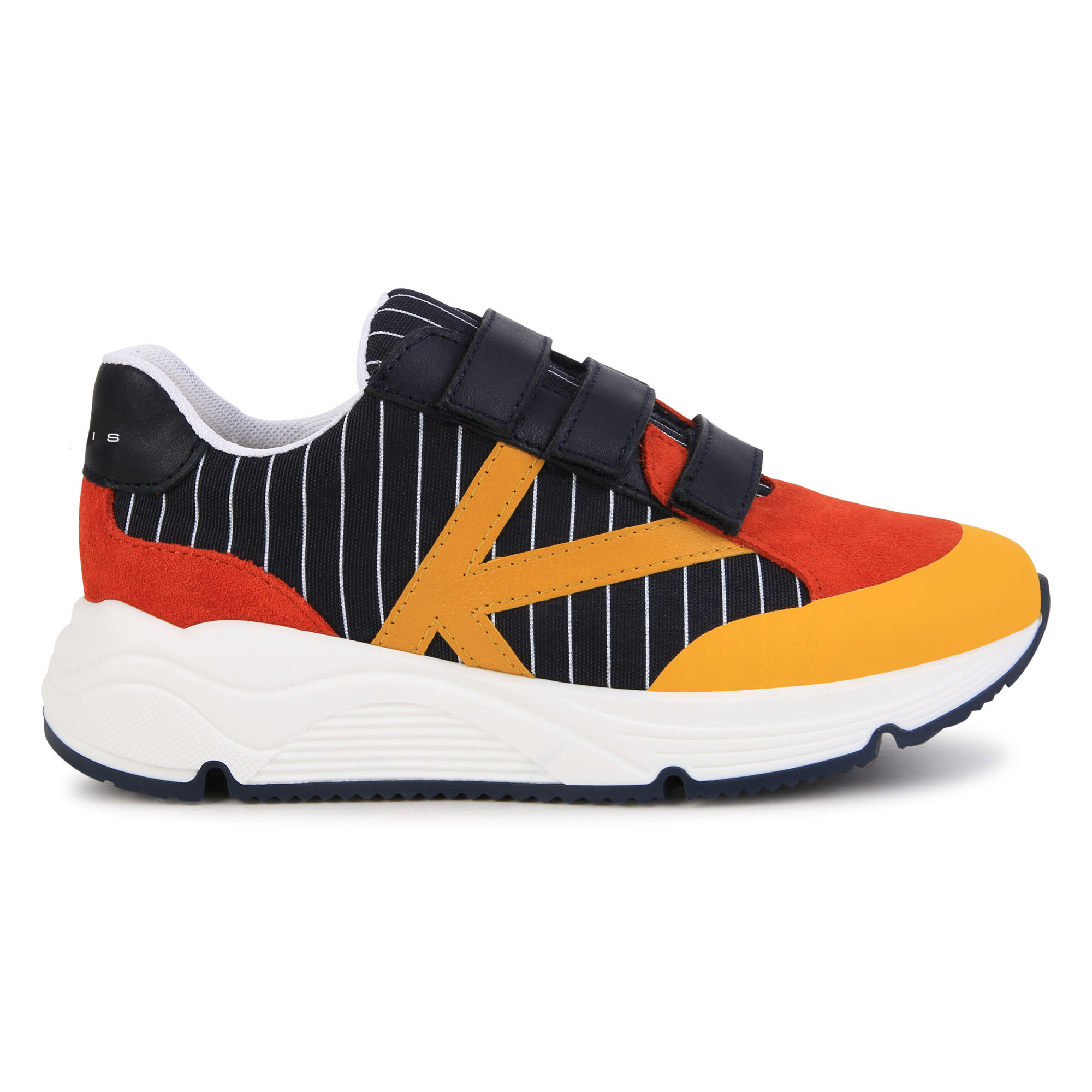 Dual-fabric velcro trainers KENZO KIDS for UNISEX