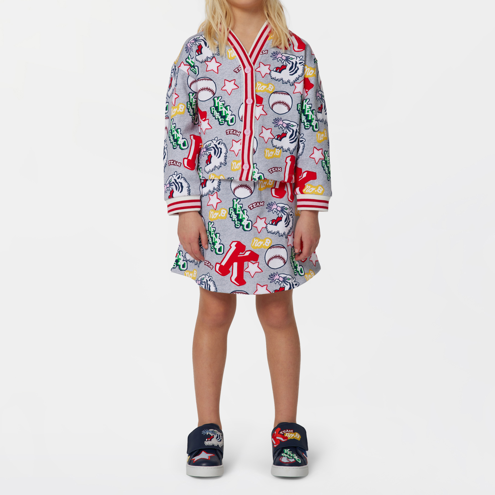 Geborduurde sneakers KENZO KIDS Voor