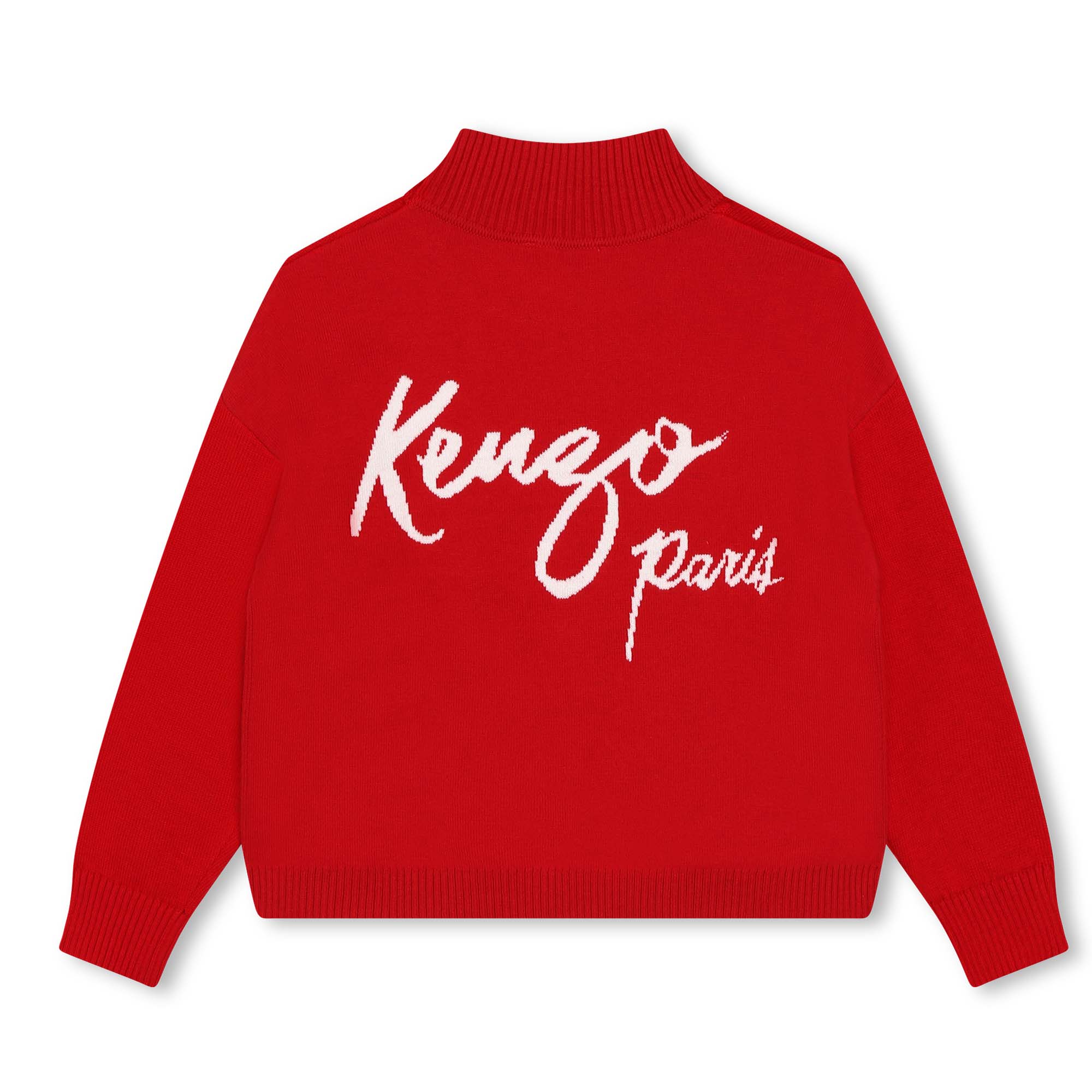 High-collar knitted jumper KENZO KIDS for GIRL