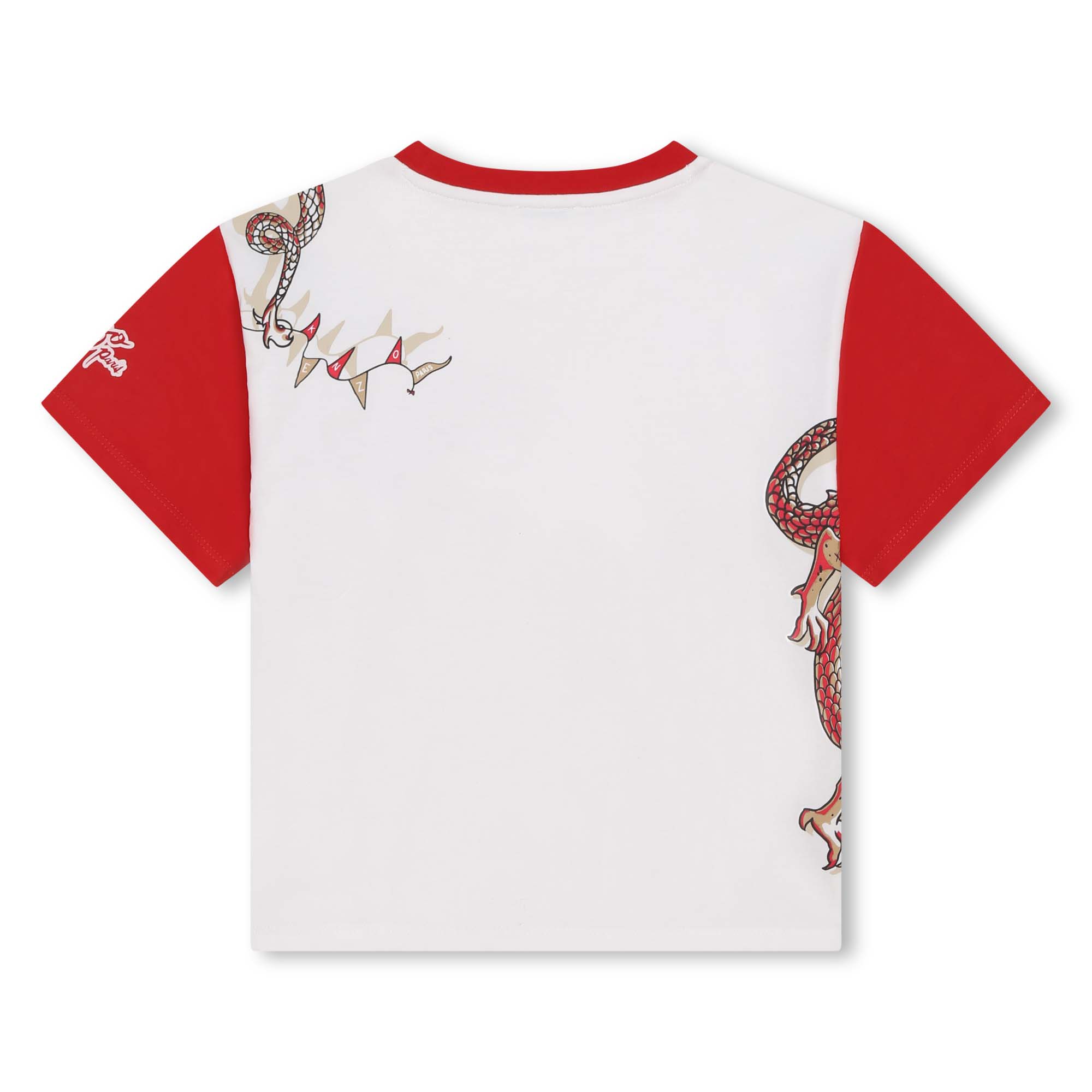T-shirt met drakenprint KENZO KIDS Voor