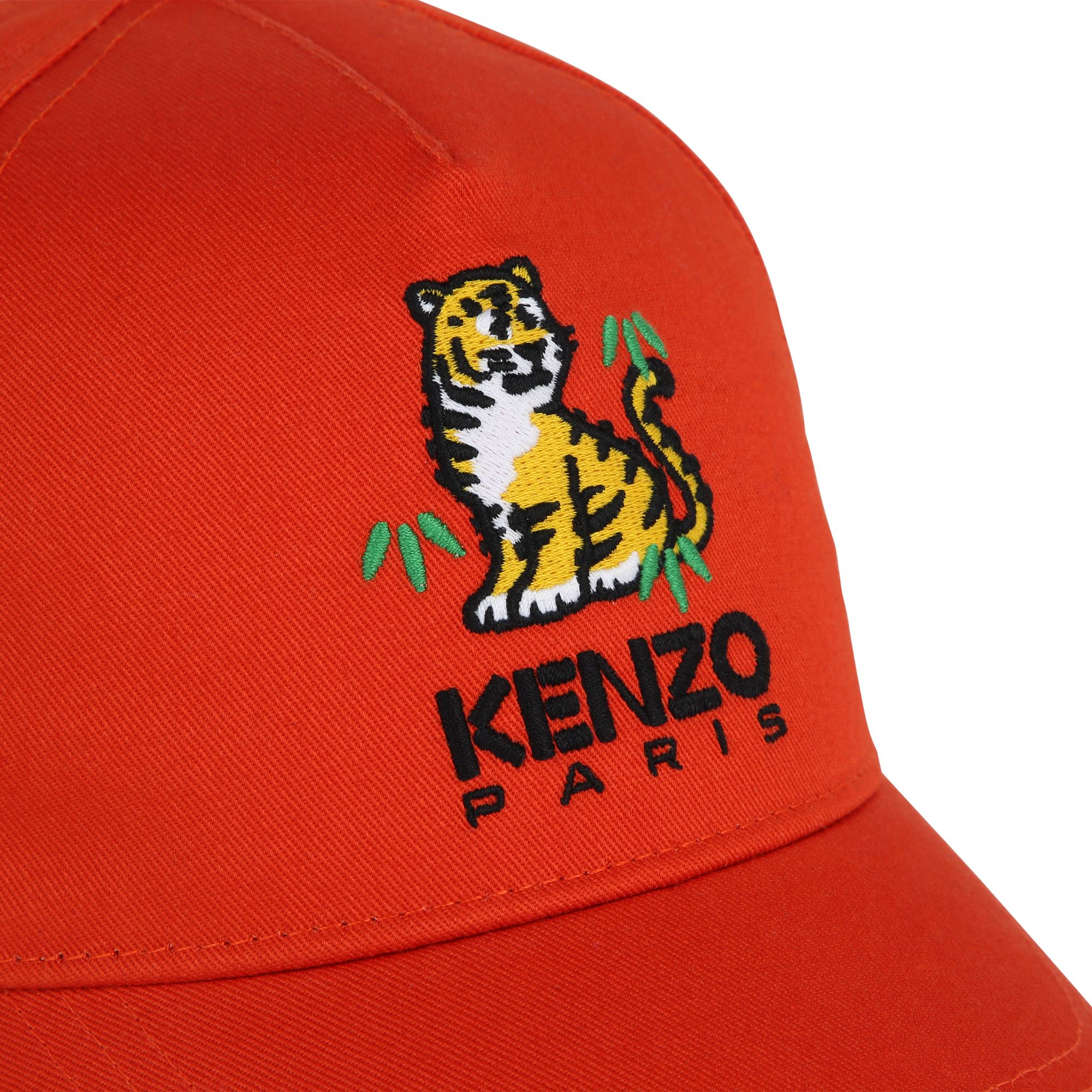 Embroidered hook-and-loop cap KENZO KIDS for UNISEX