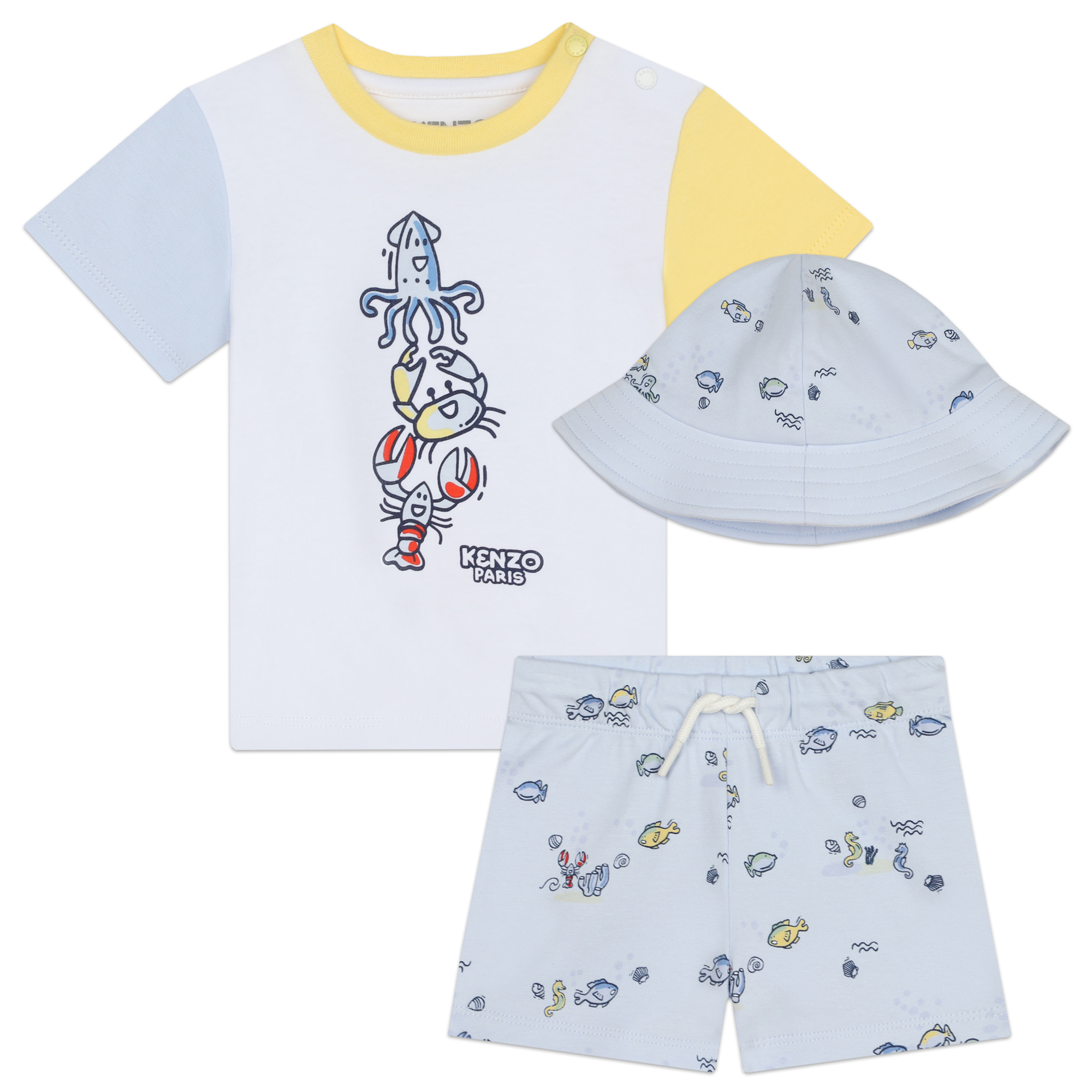 Camiseta, pantalón y gorro KENZO KIDS para NIÑO