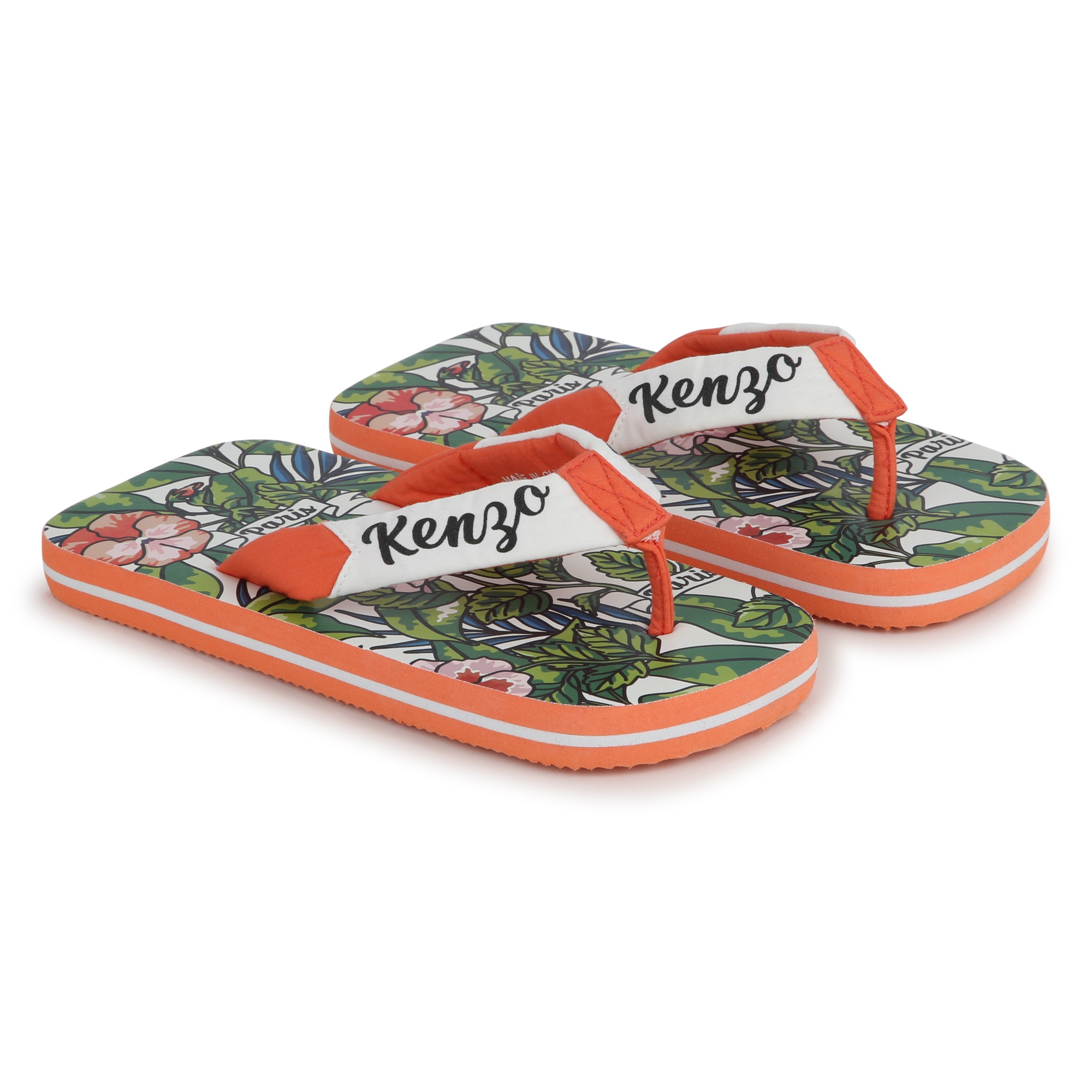Tongs avec semelle imprimée KENZO KIDS pour UNISEXE