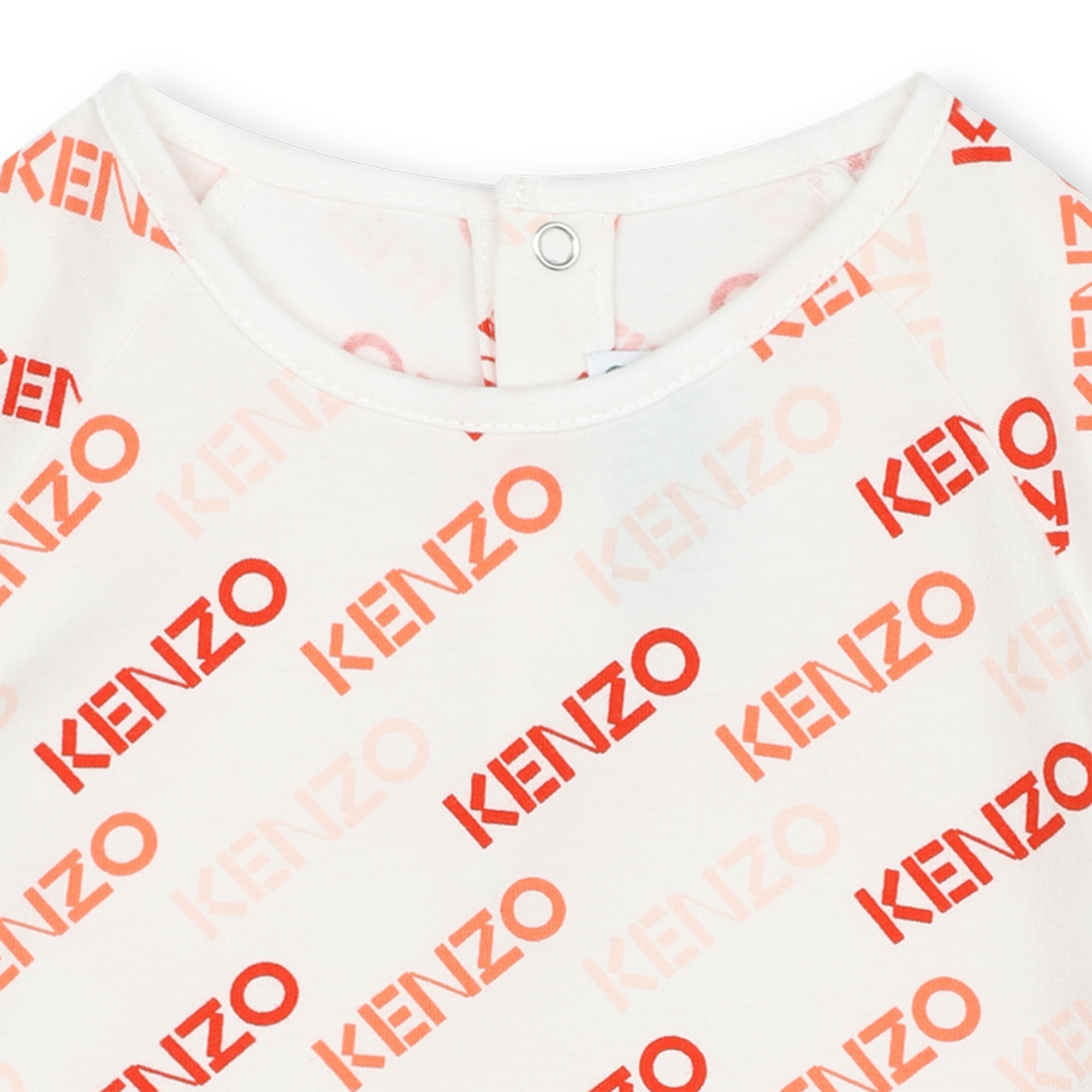 Printed short-sleeved dress KENZO KIDS for GIRL