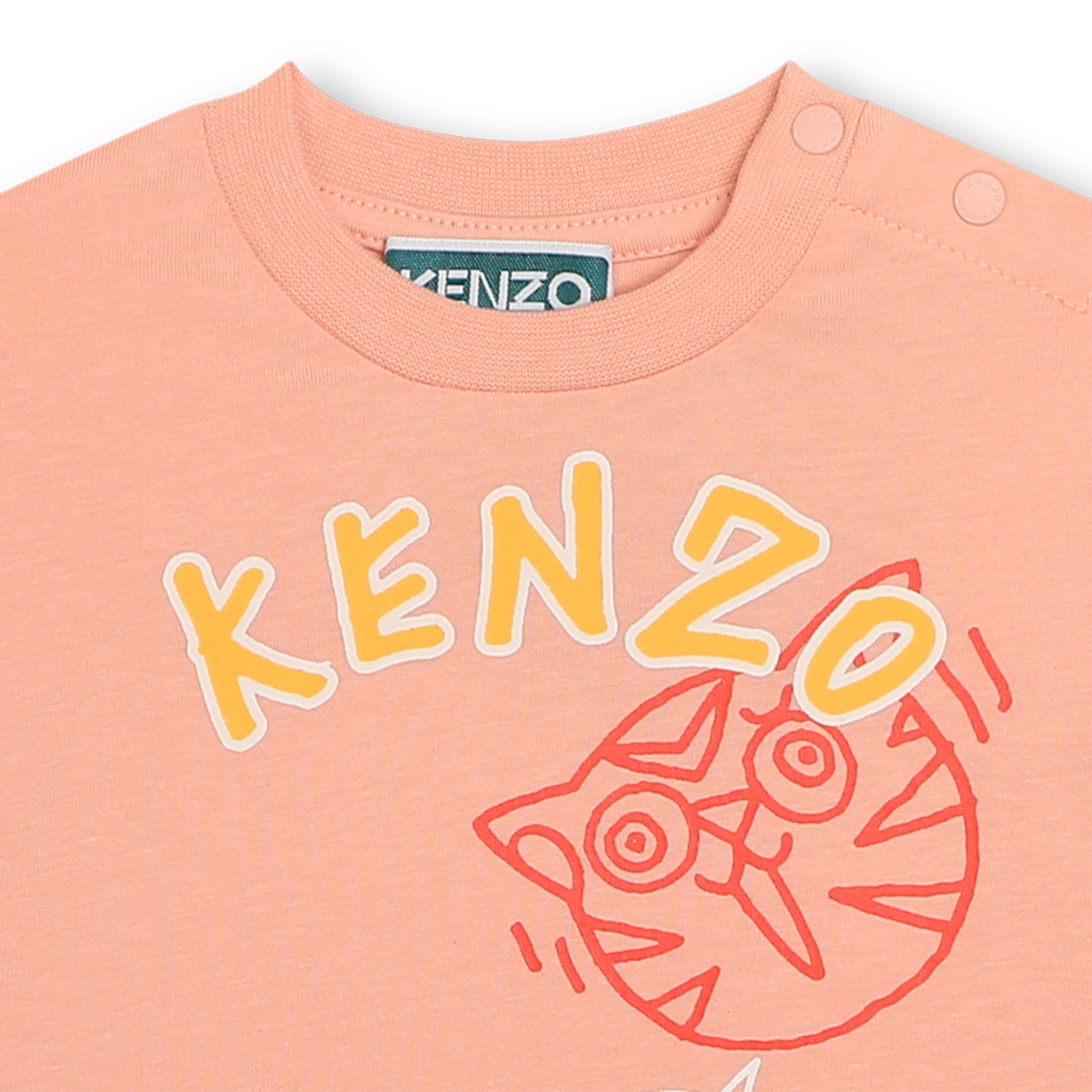 Kurzarm-T-Shirt aus Baumwolle KENZO KIDS Für MÄDCHEN