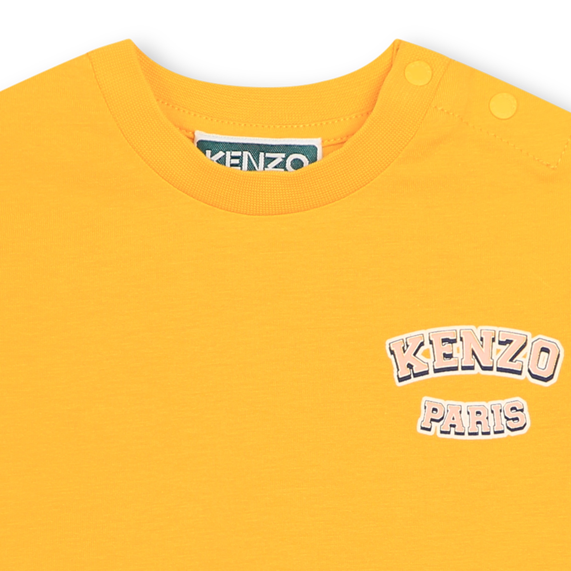 T-shirt imprimé en coton KENZO KIDS pour FILLE