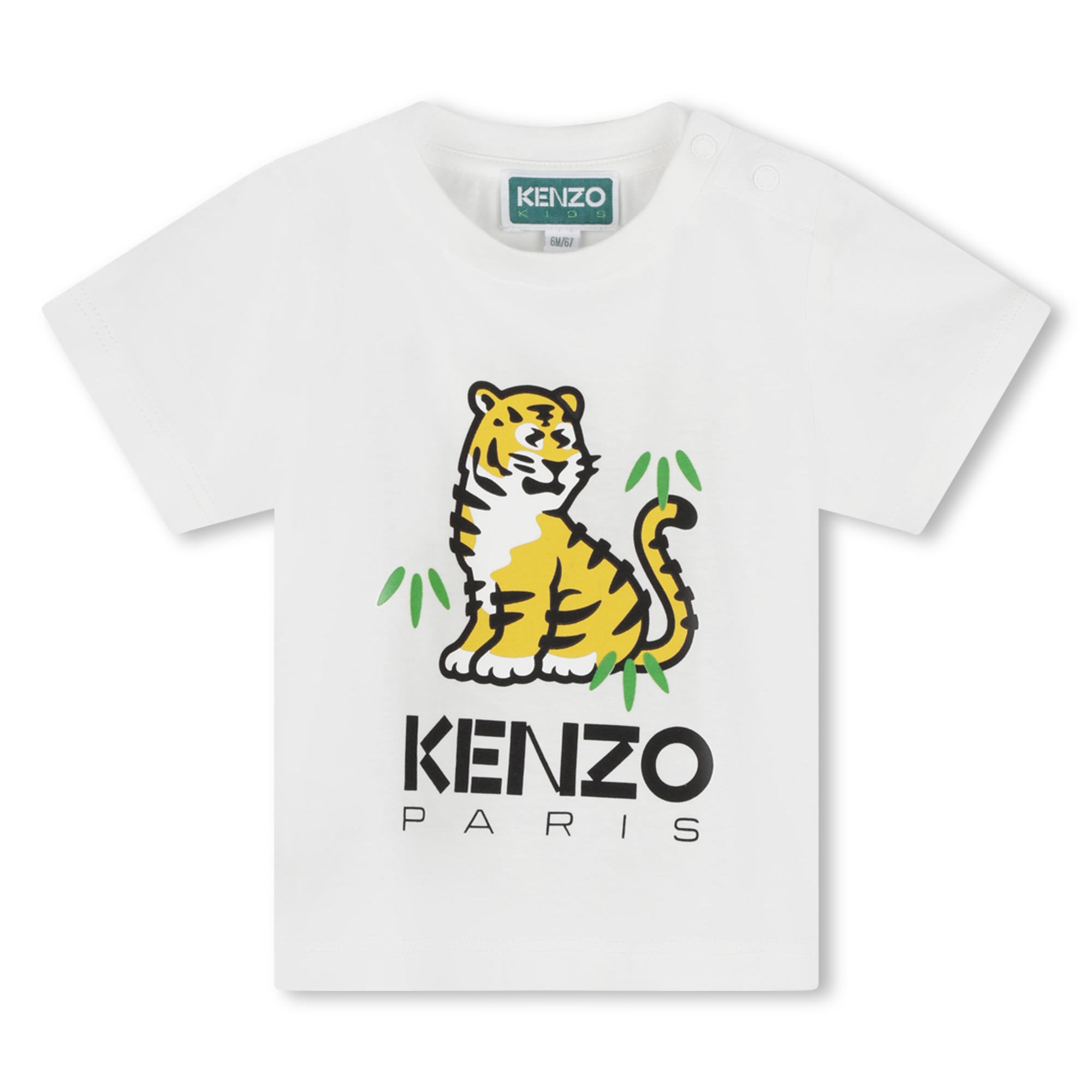 Dual-fabric T-shirt and shorts KENZO KIDS for BOY