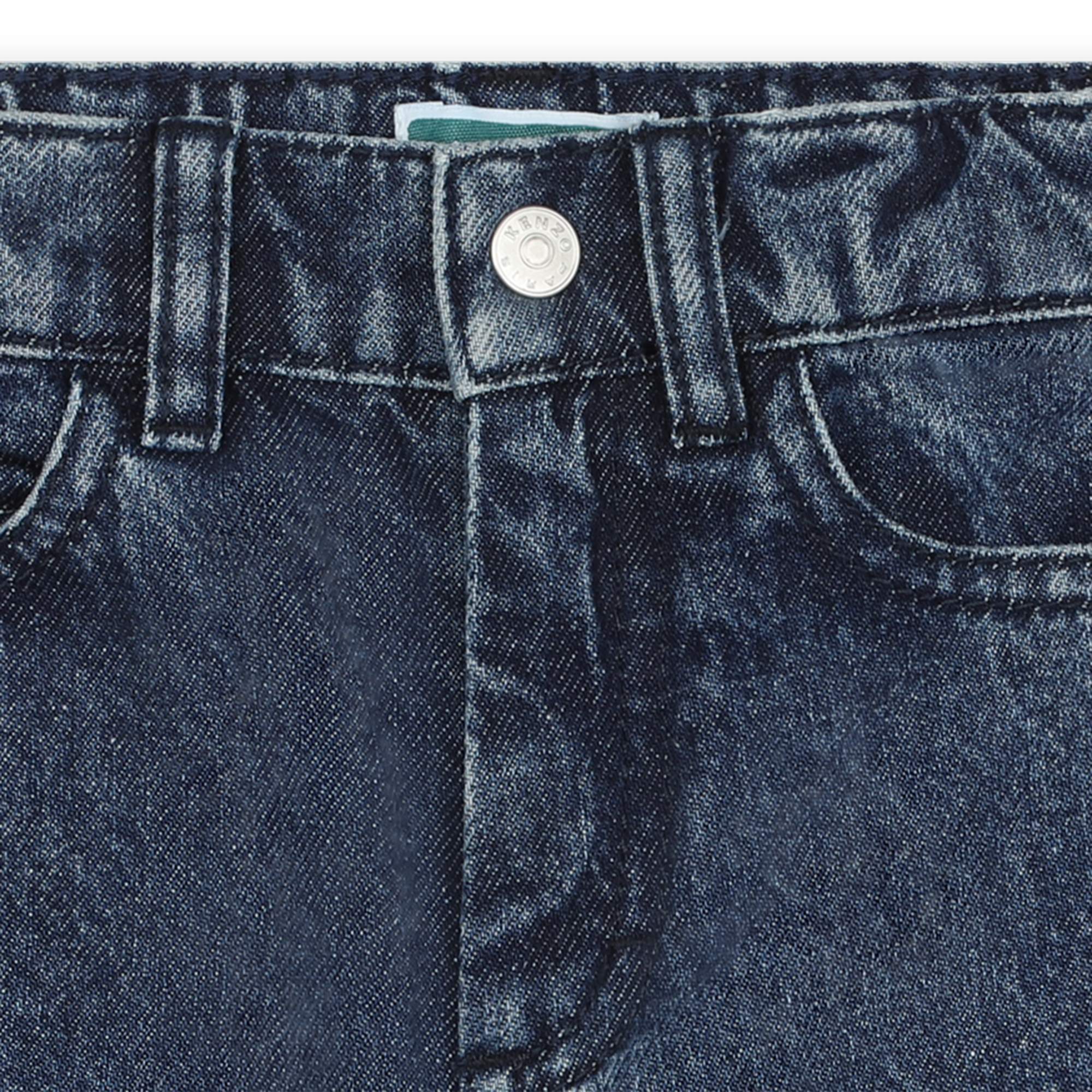 Baumwoll-Jeans mit Aufnäher KENZO KIDS Für JUNGE