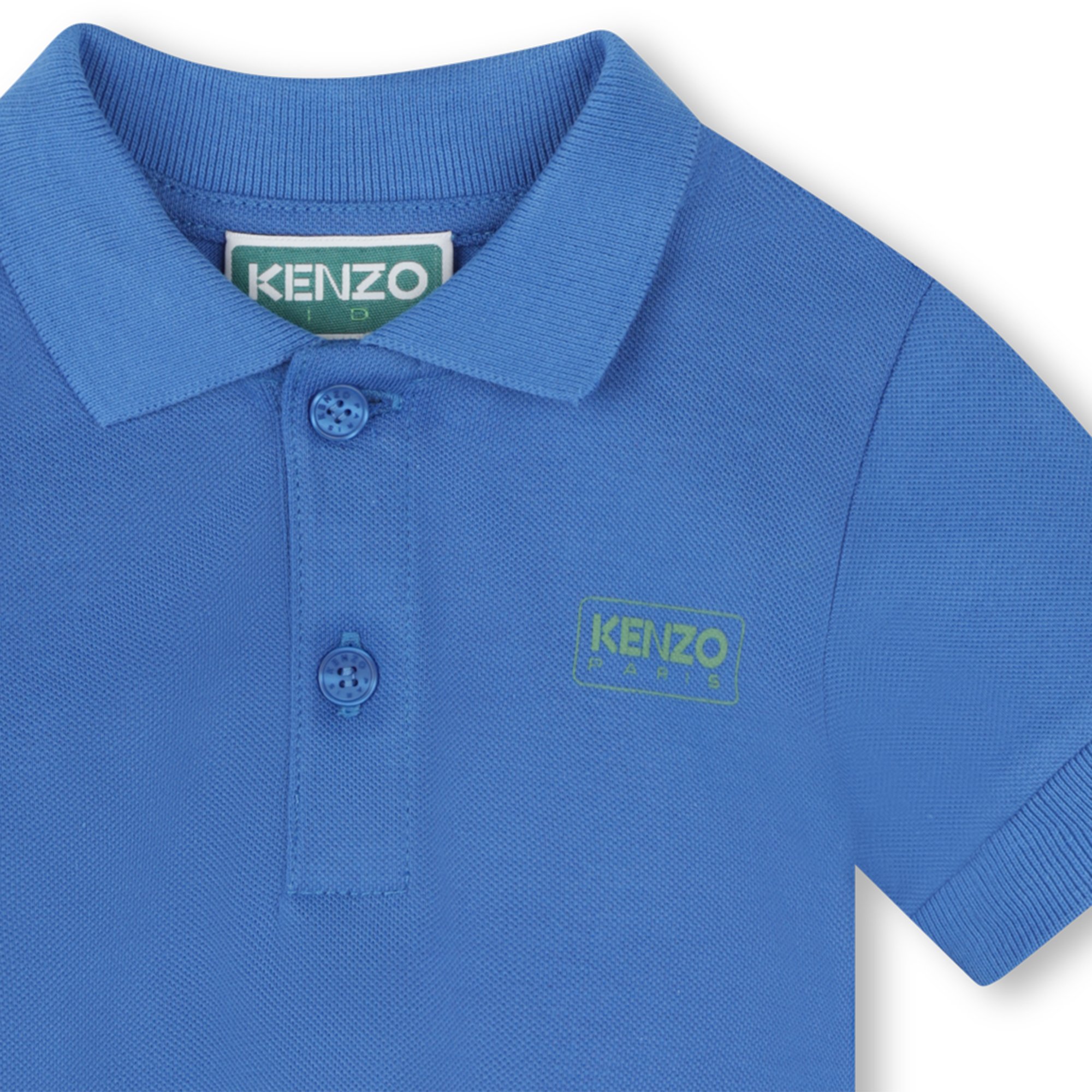 Cotton pique polo shirt KENZO KIDS for BOY