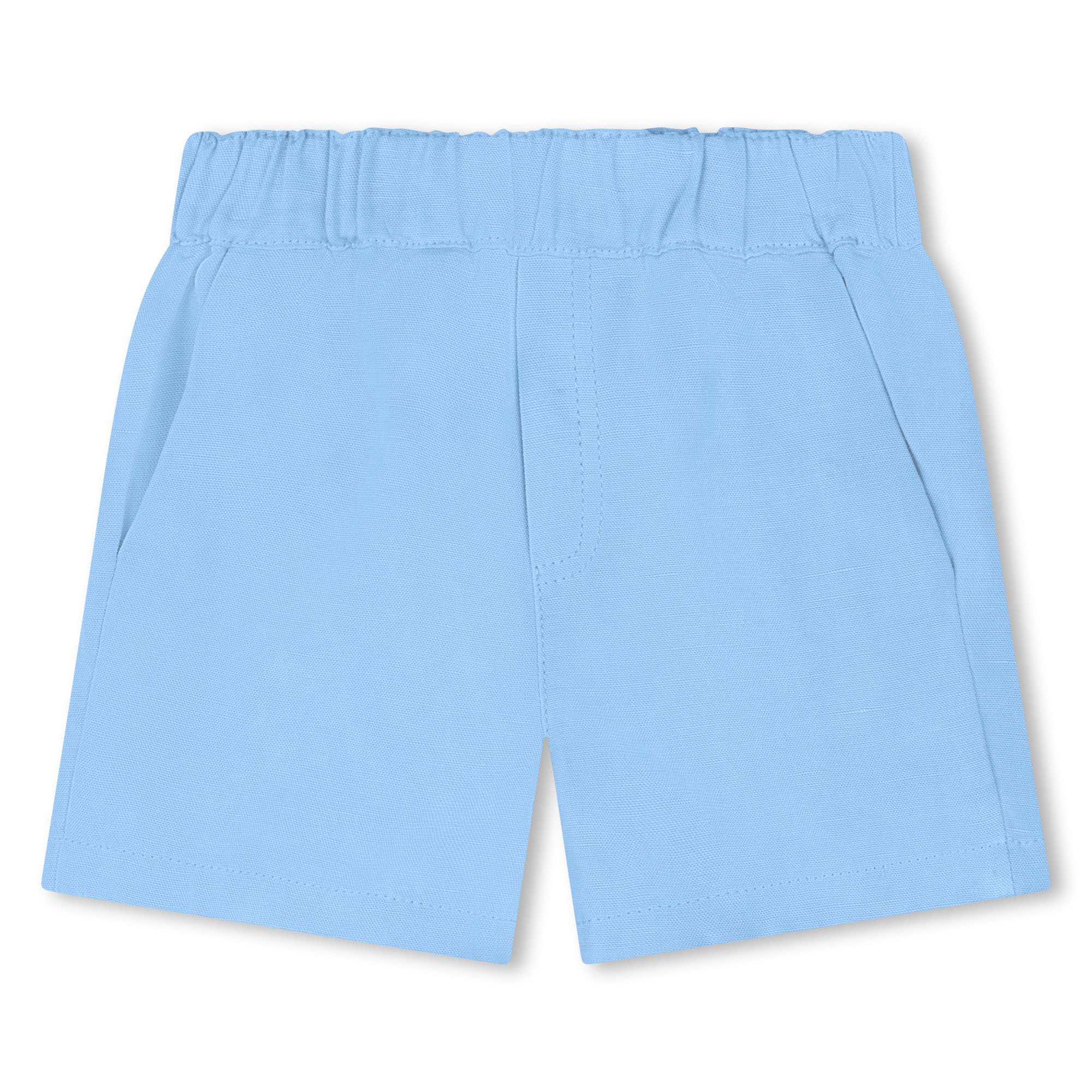 Plain shorts with embroidery KENZO KIDS for BOY