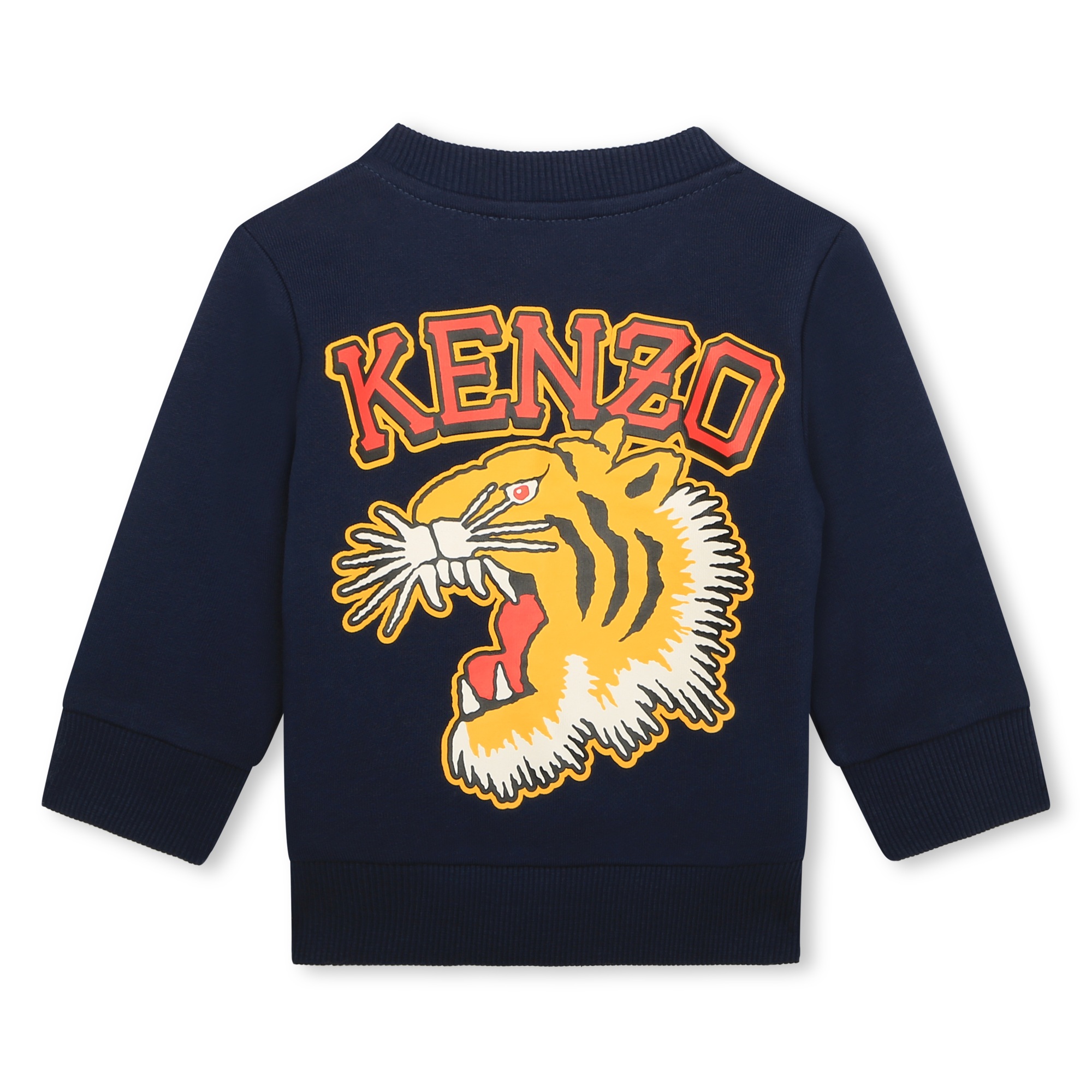 Katoenen fleece sweater KENZO KIDS Voor