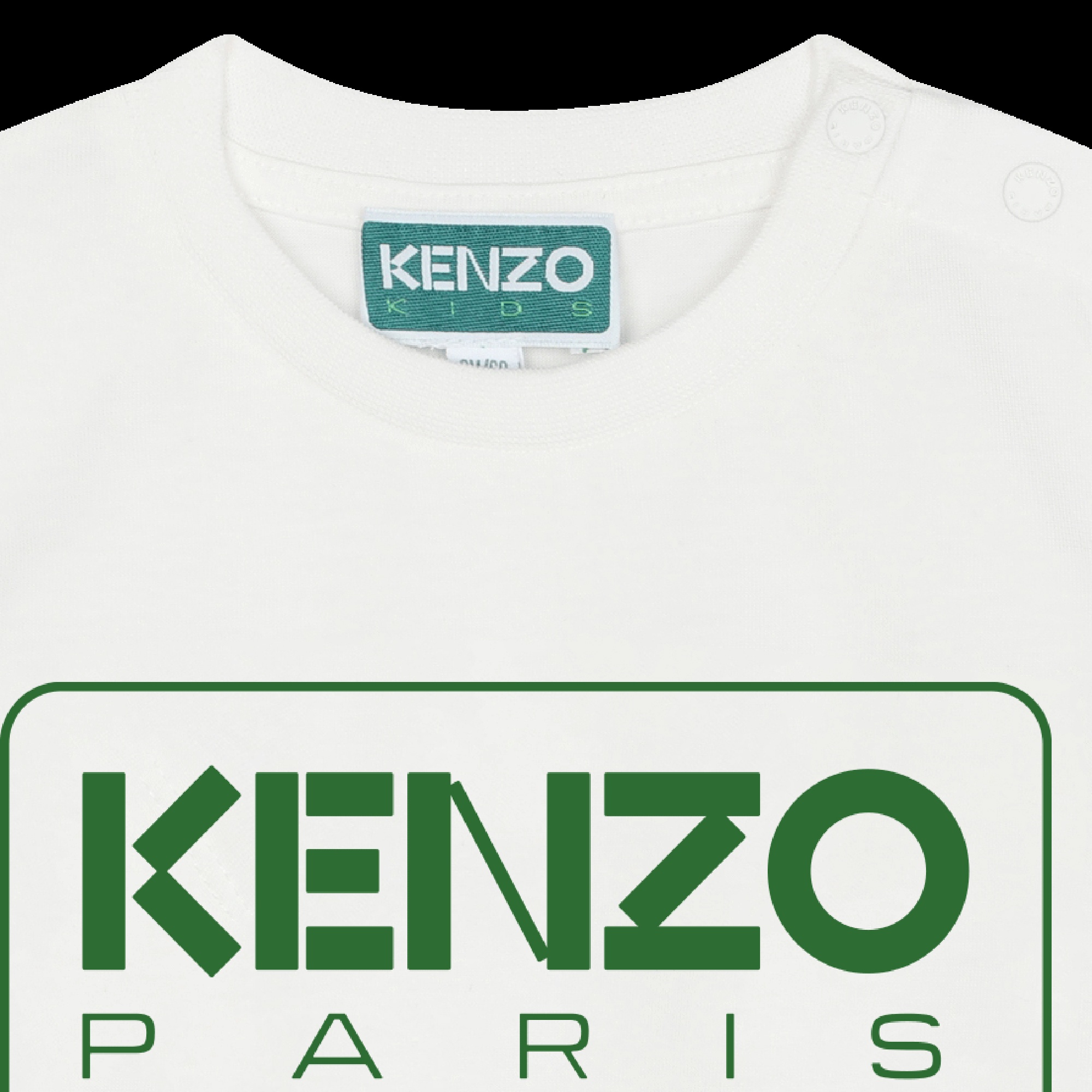 Katoenen T-shirt korte mouwen KENZO KIDS Voor