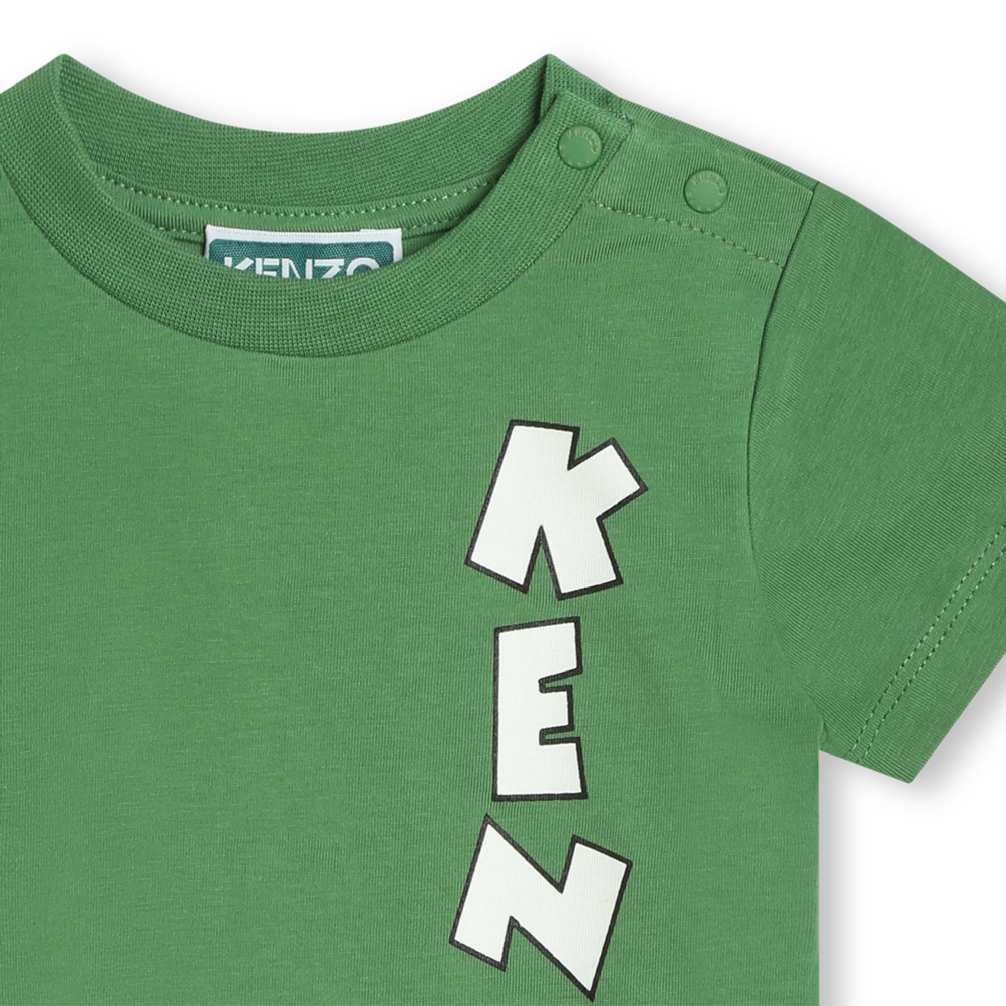 T-shirt cotone a maniche corte KENZO KIDS Per RAGAZZO