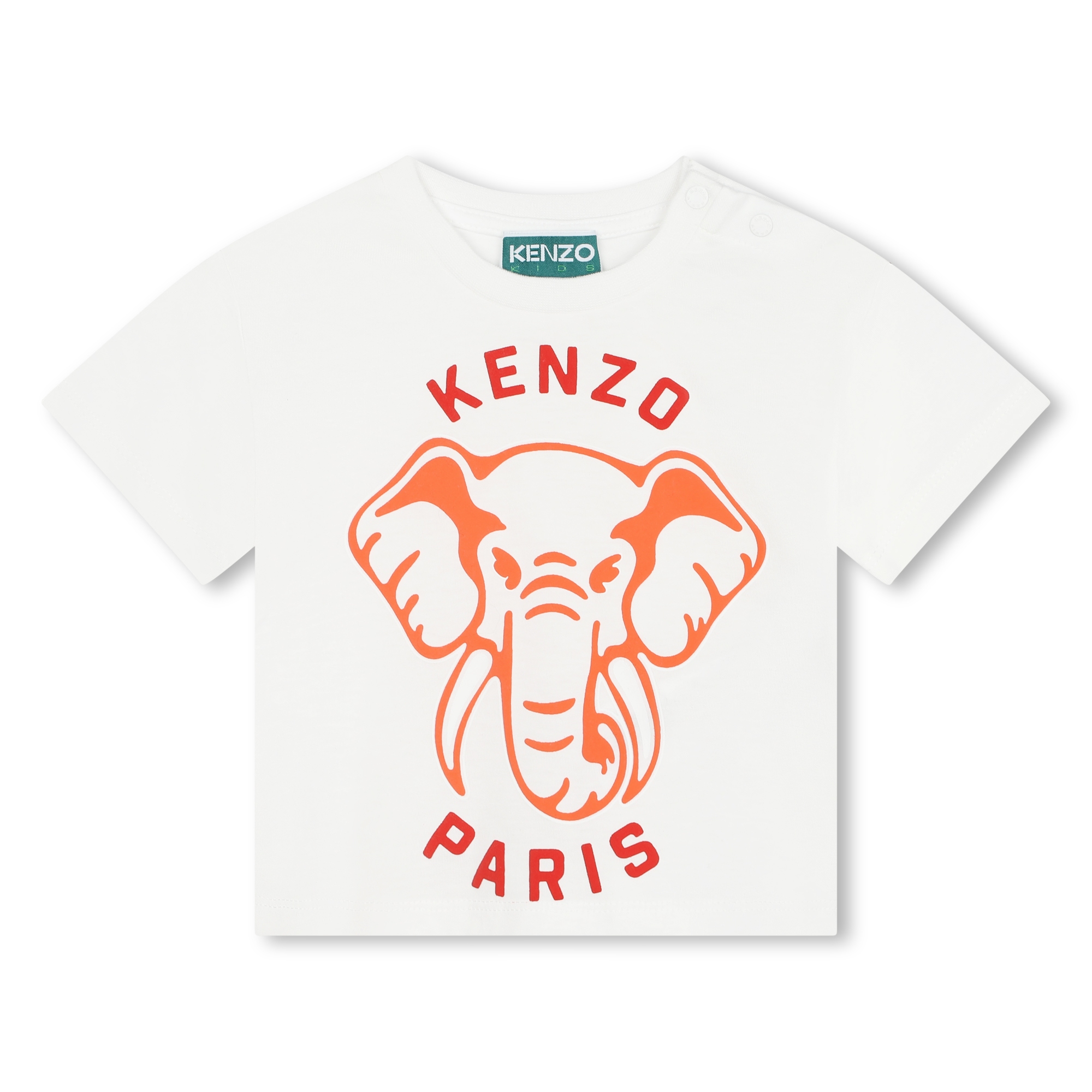 T-shirt imprimé en coton KENZO KIDS pour FILLE