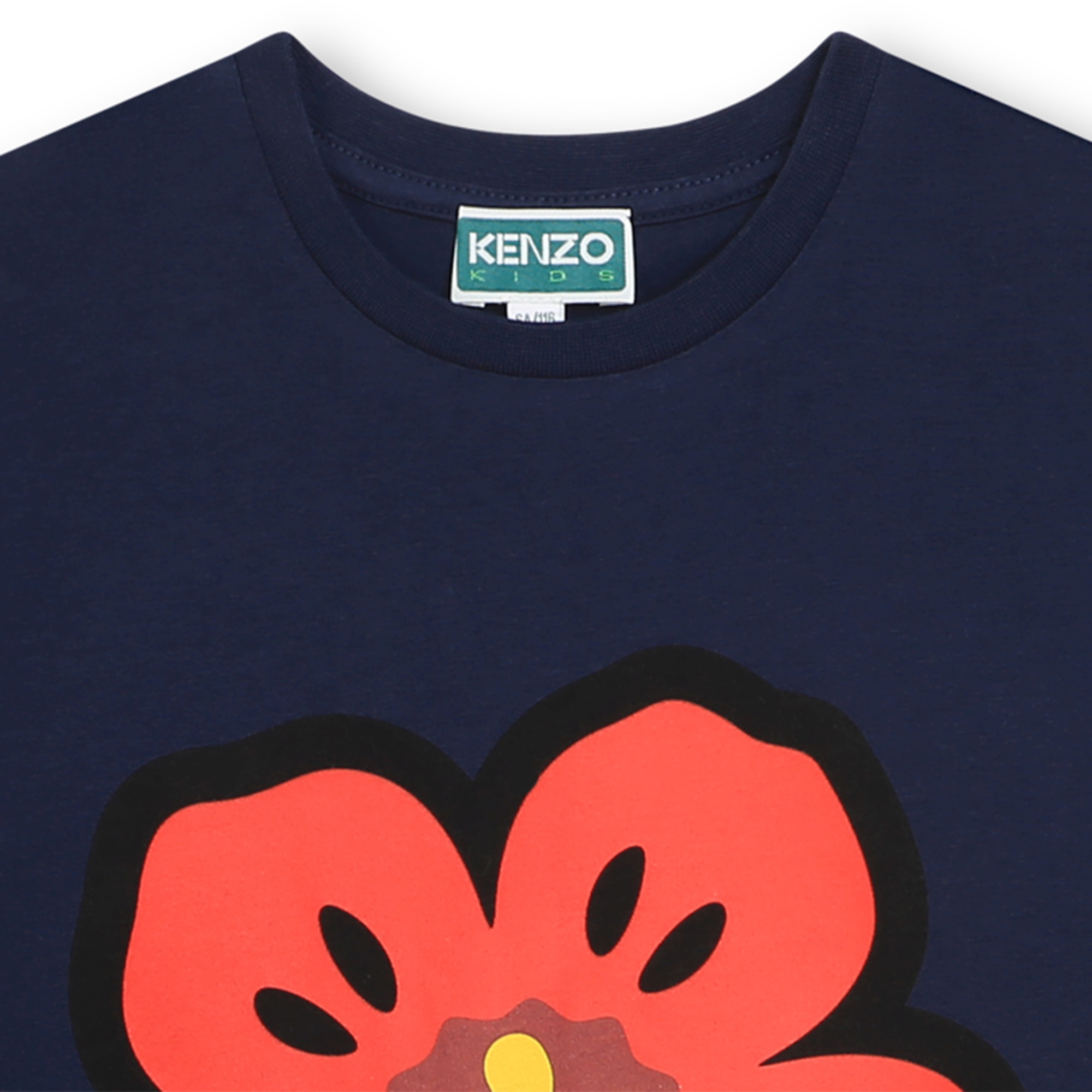 Cotton dress with motif KENZO KIDS for GIRL