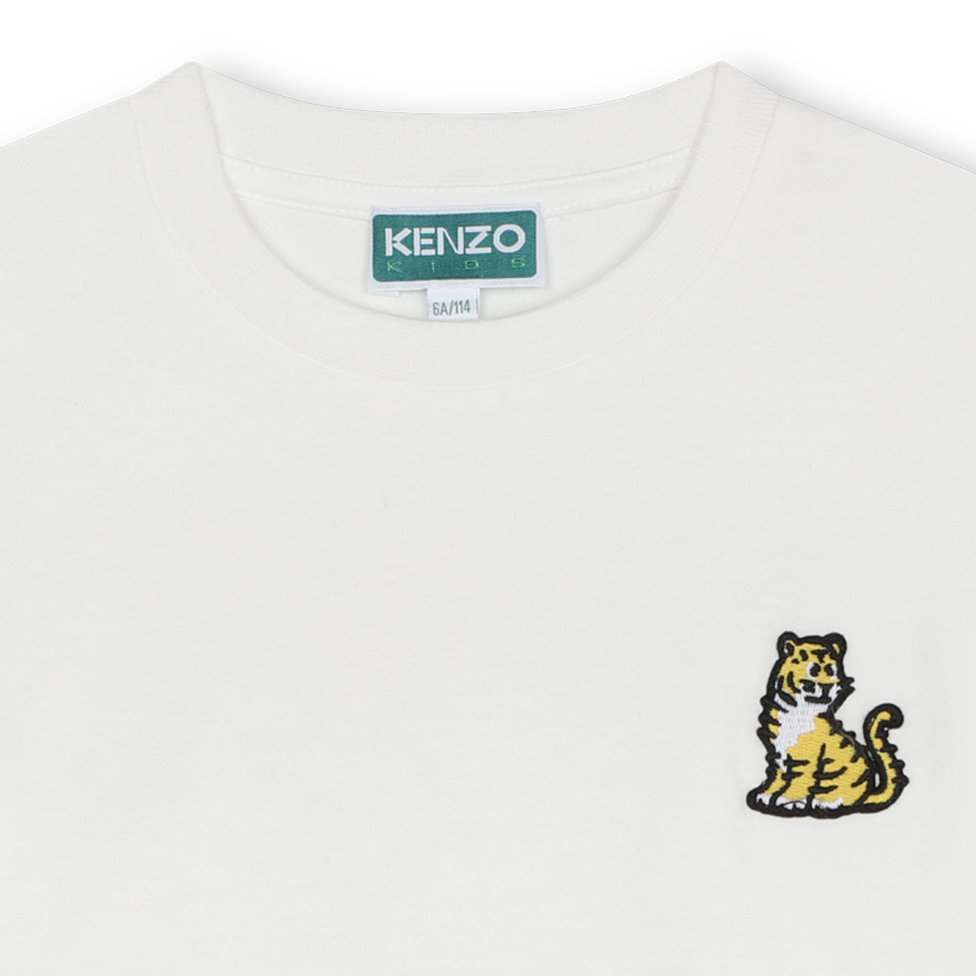 T-shirt cotone stampa retro KENZO KIDS Per UNISEX