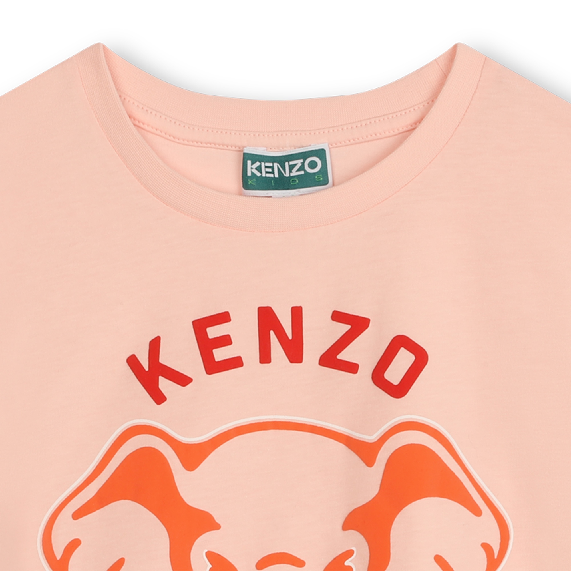 T-shirt avec imprimé éléphant KENZO KIDS pour FILLE