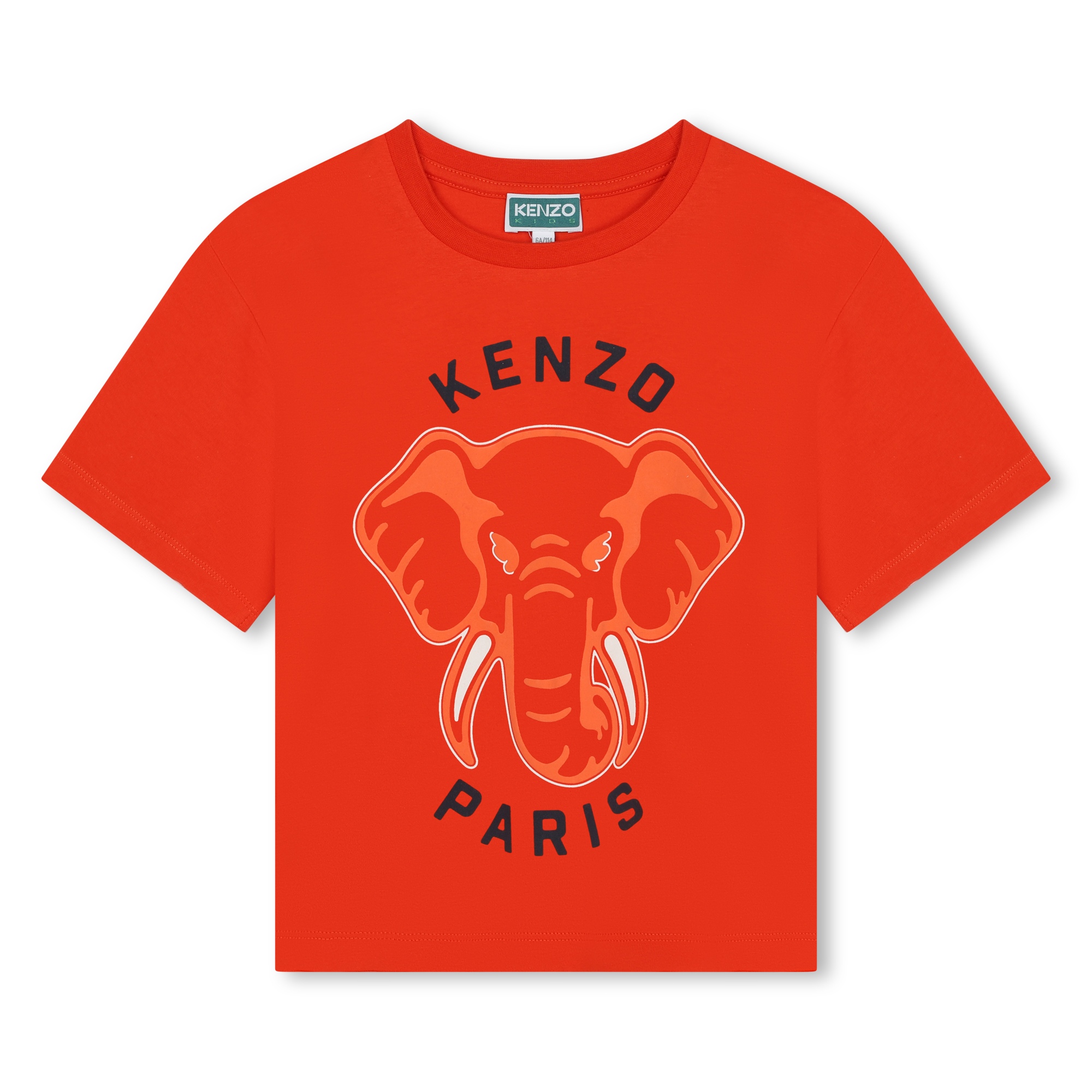 T-shirt with elephant print KENZO KIDS for GIRL