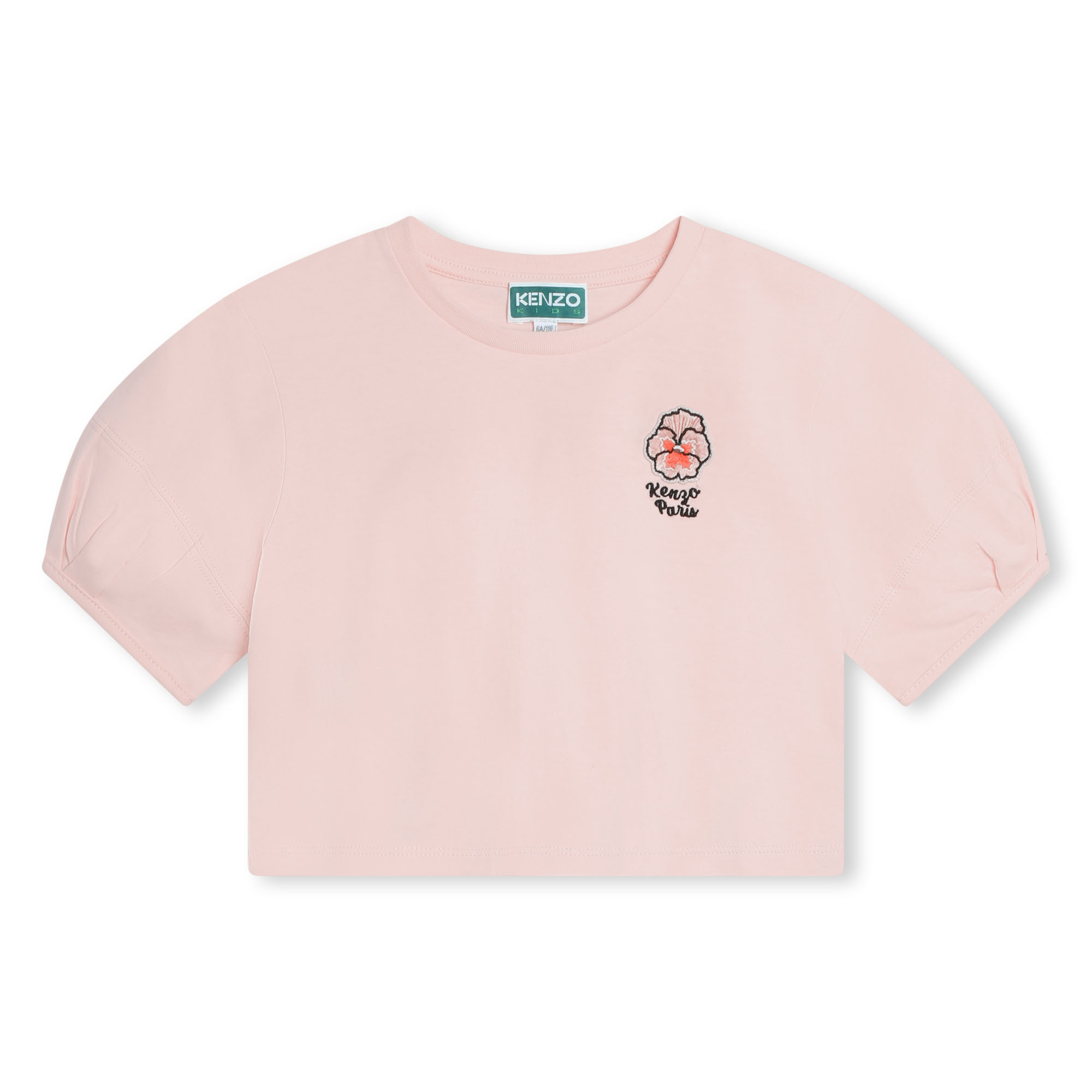 T-shirt with balloon sleeves KENZO KIDS for GIRL
