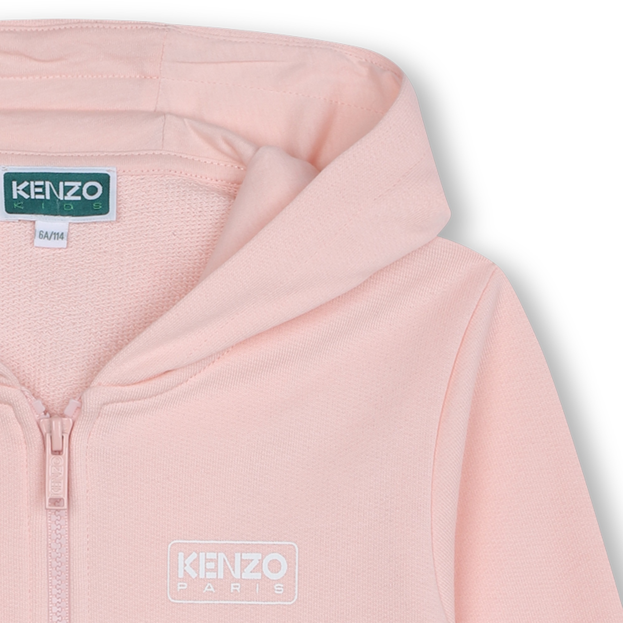 Fleece sweatshirt met capuchon KENZO KIDS Voor