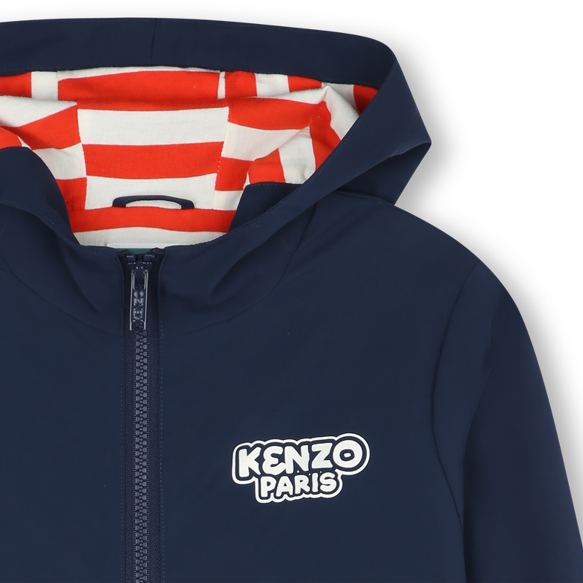 Lined hooded windbreaker KENZO KIDS for UNISEX