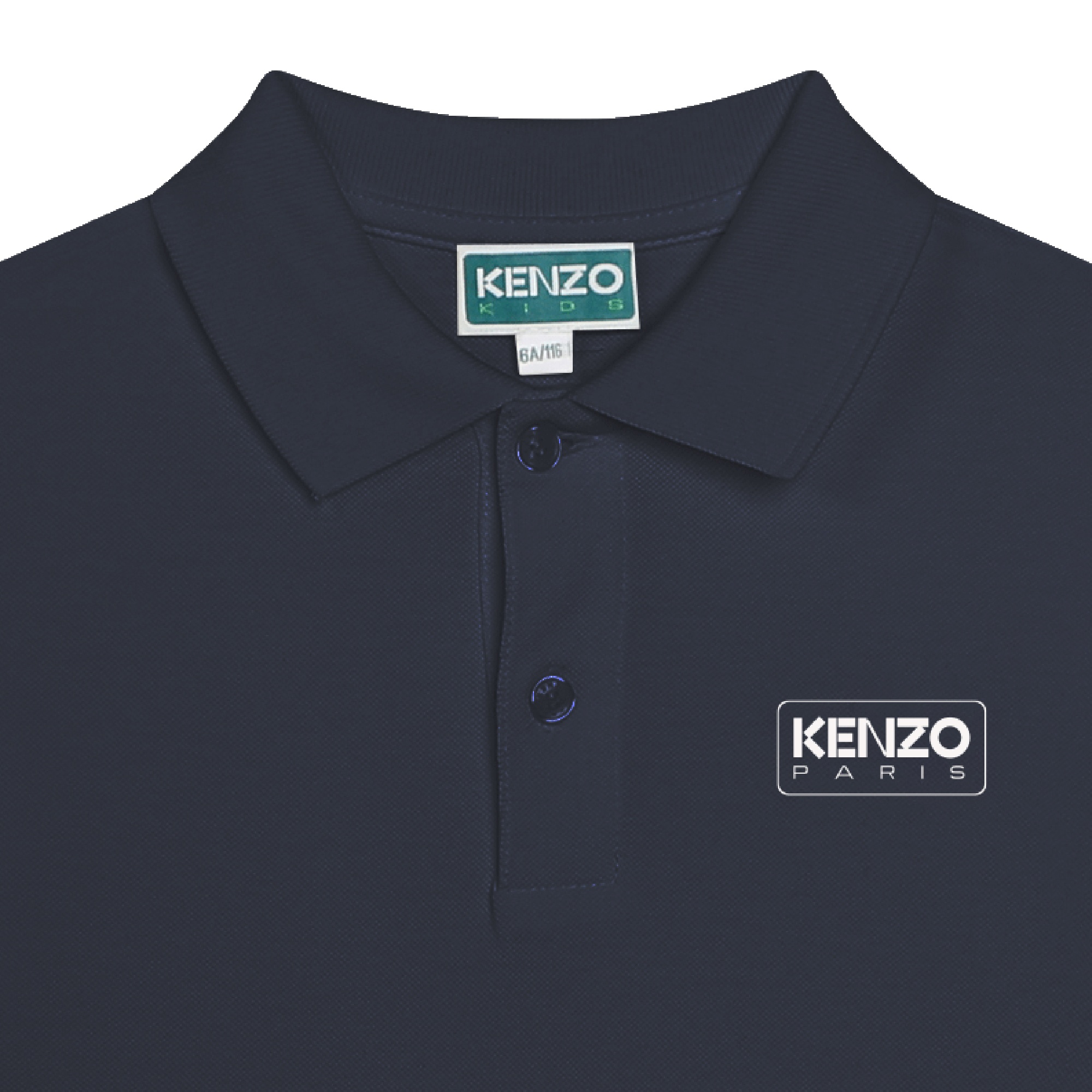 Polo manches courtes avec logo KENZO KIDS pour GARCON