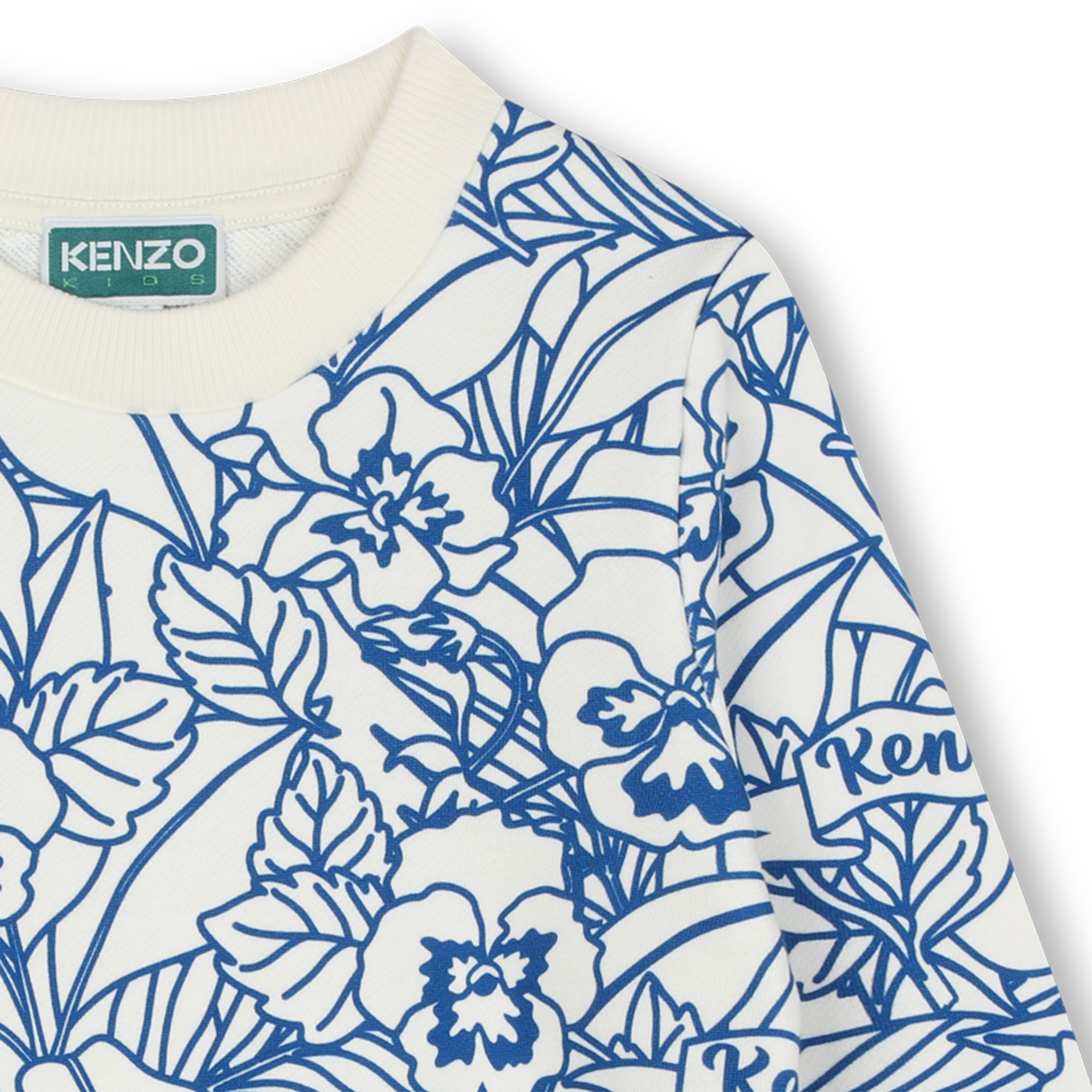 Baumwoll-Sweatshirt mit Print KENZO KIDS Für JUNGE