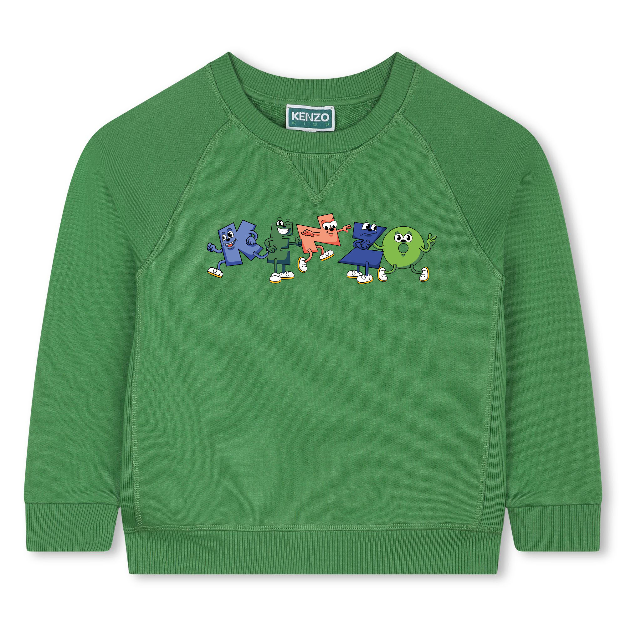 Fleece sweater van katoen KENZO KIDS Voor