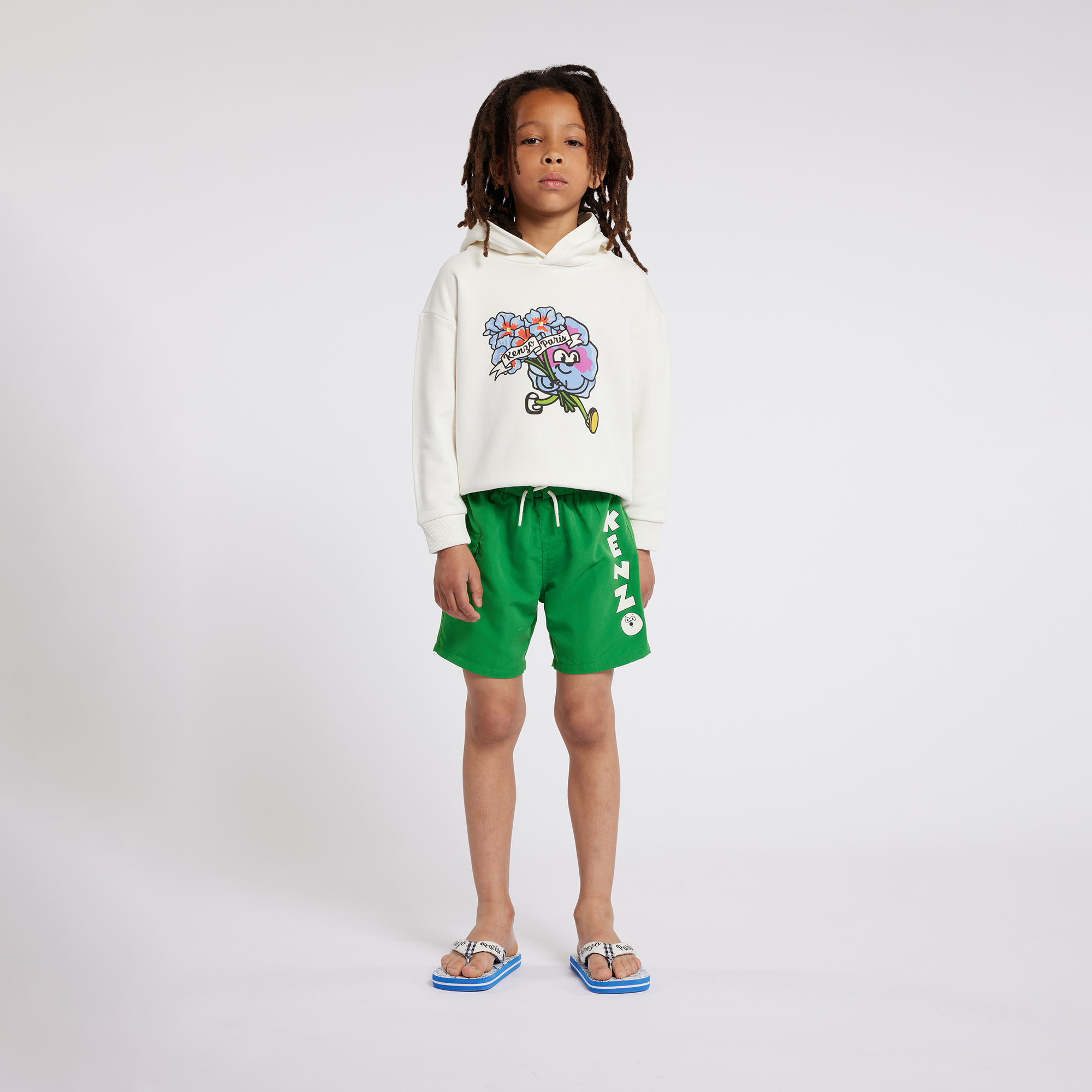 Kapuzen-Sweater aus Baumwolle KENZO KIDS Für JUNGE