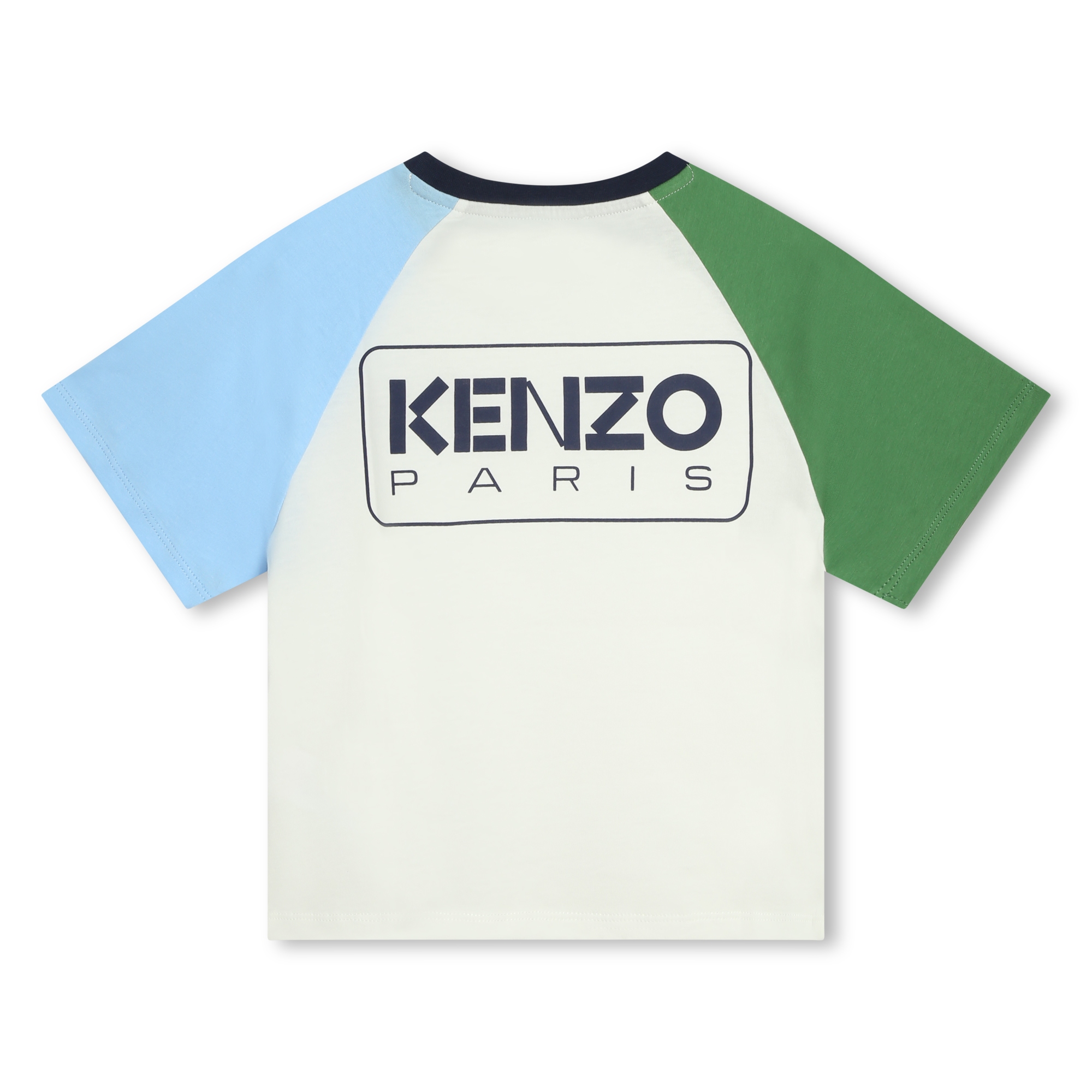 T-shirt multicolore in cotone KENZO KIDS Per RAGAZZO
