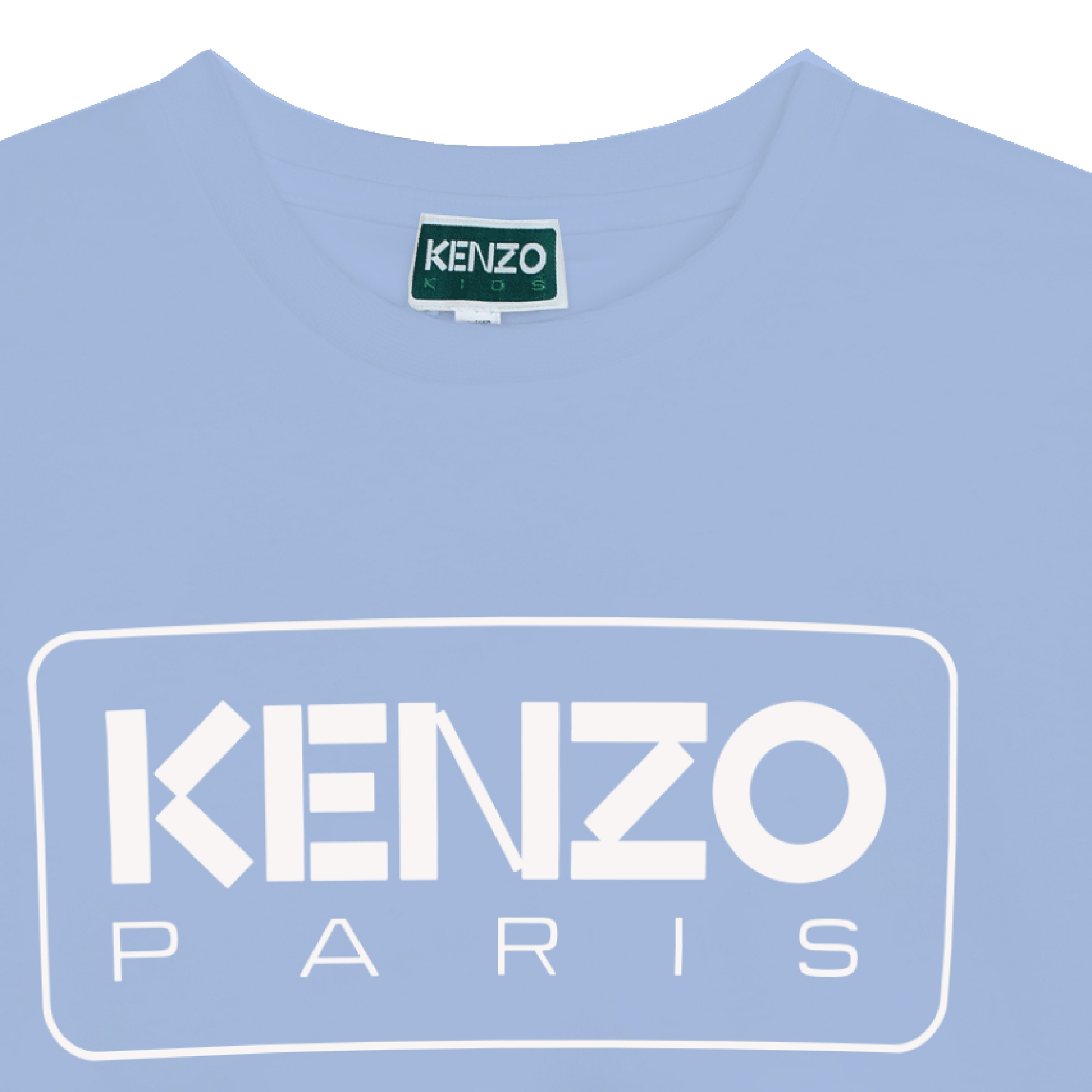 Katoenen T-shirt korte mouwen KENZO KIDS Voor