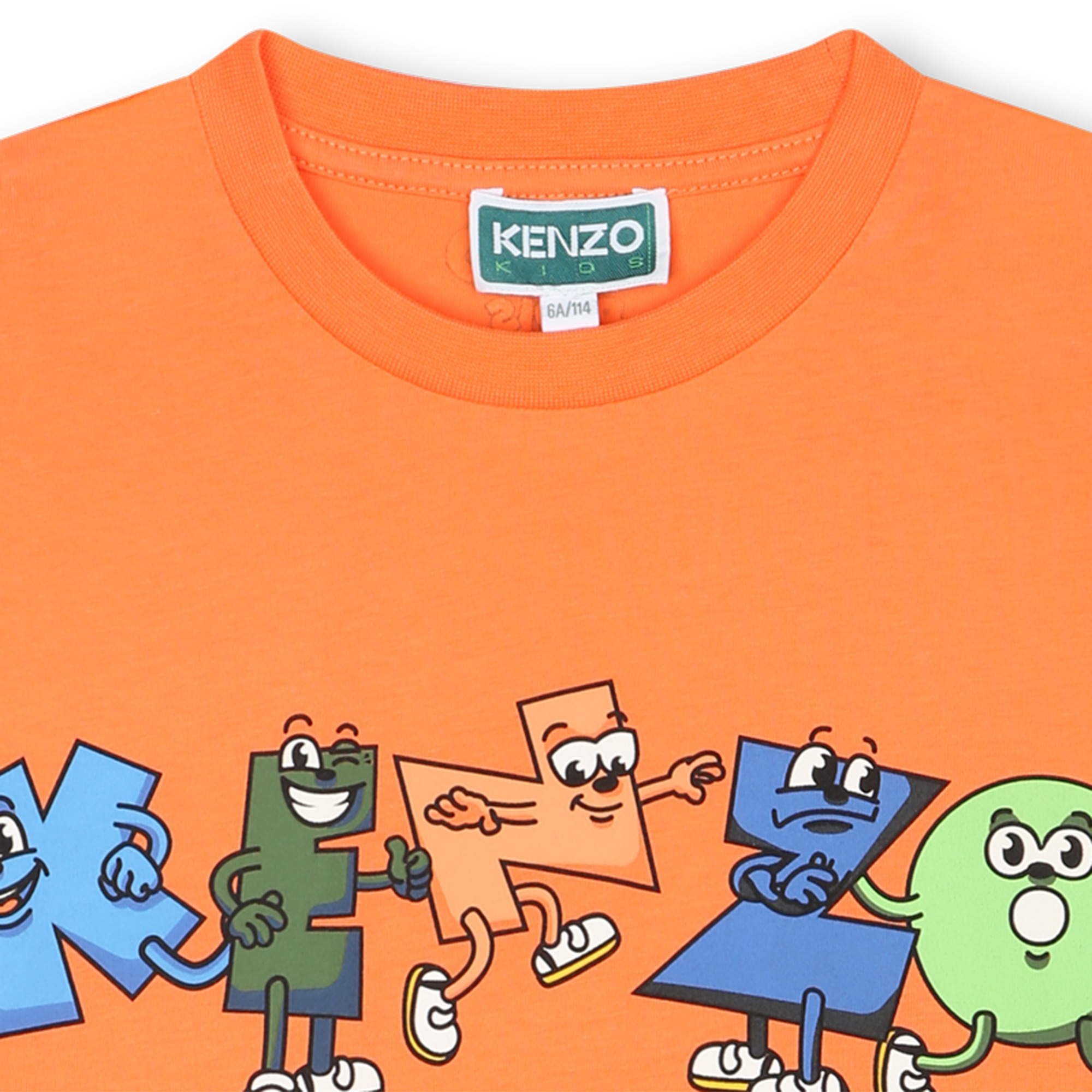 T-shirt con disegni in cotone KENZO KIDS Per RAGAZZO