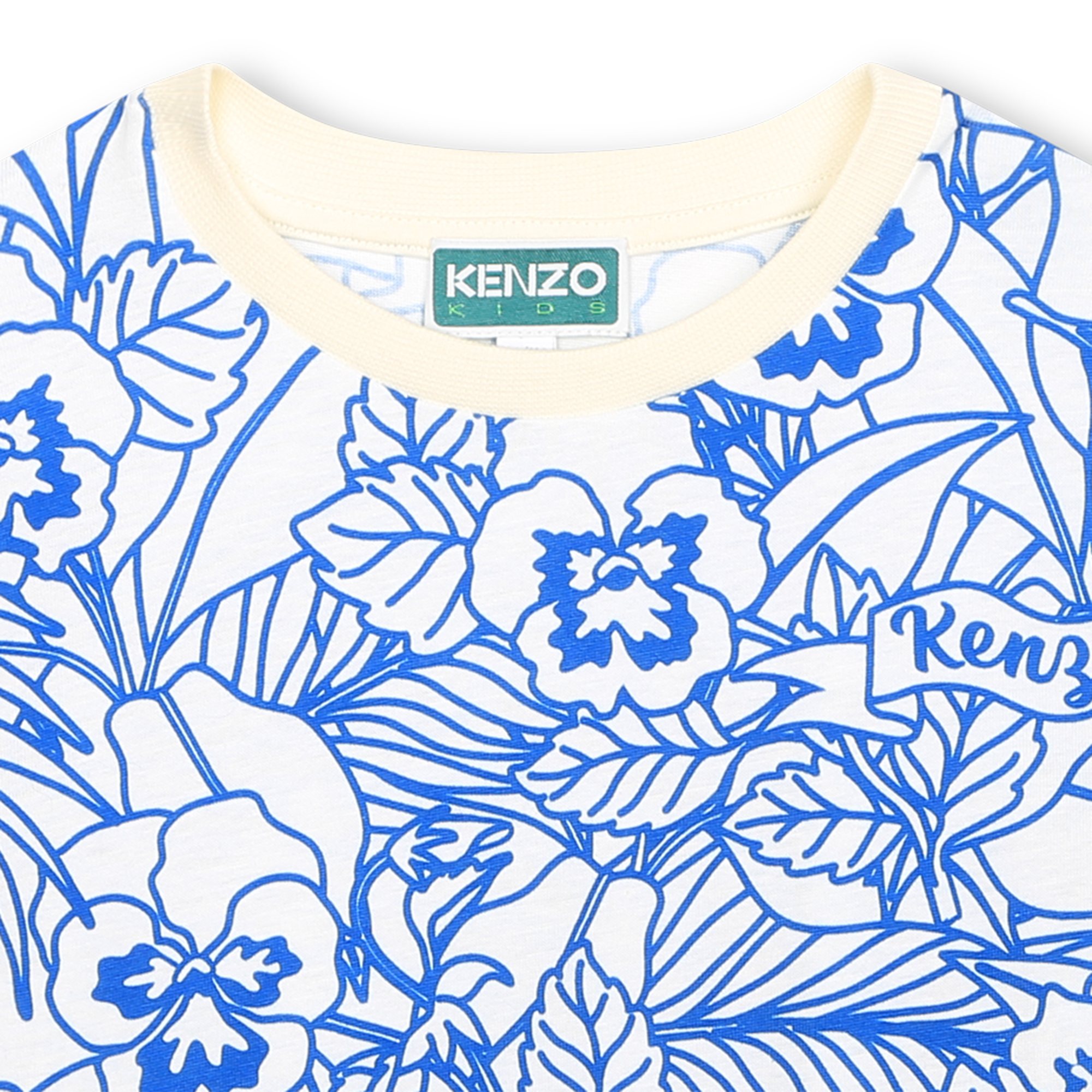 Printed cotton T-shirt KENZO KIDS for BOY