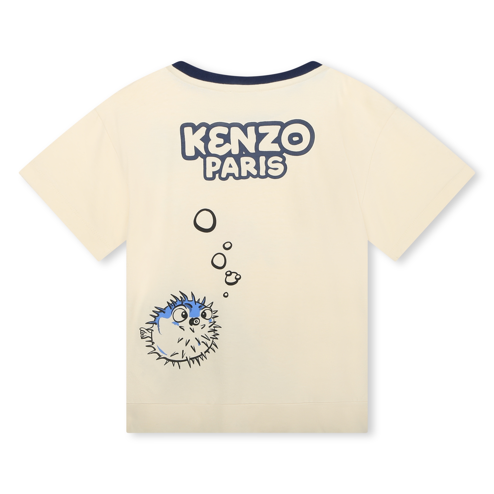 Katoenen T-shirt met zak KENZO KIDS Voor
