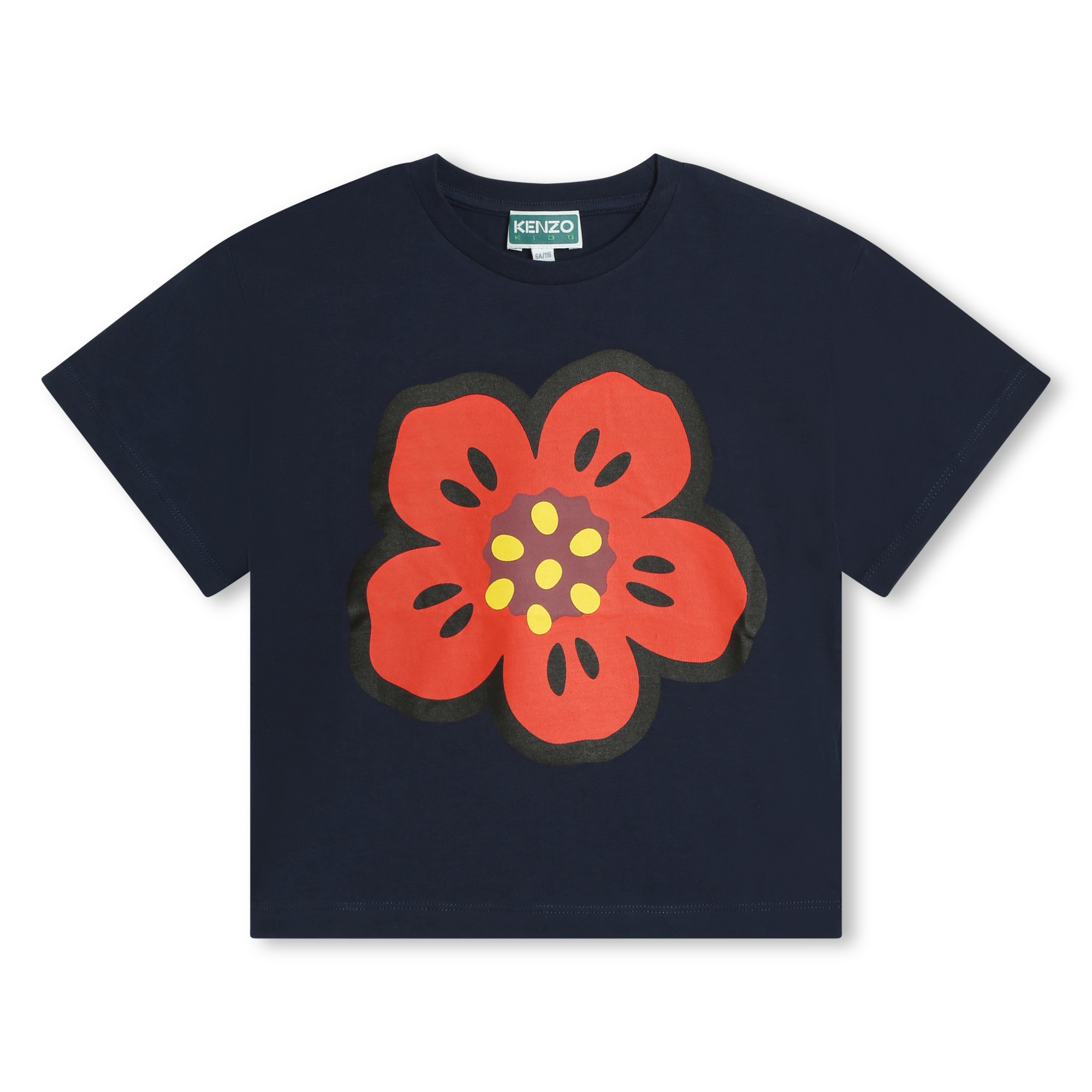 T-shirt imprimé en coton KENZO KIDS pour UNISEXE