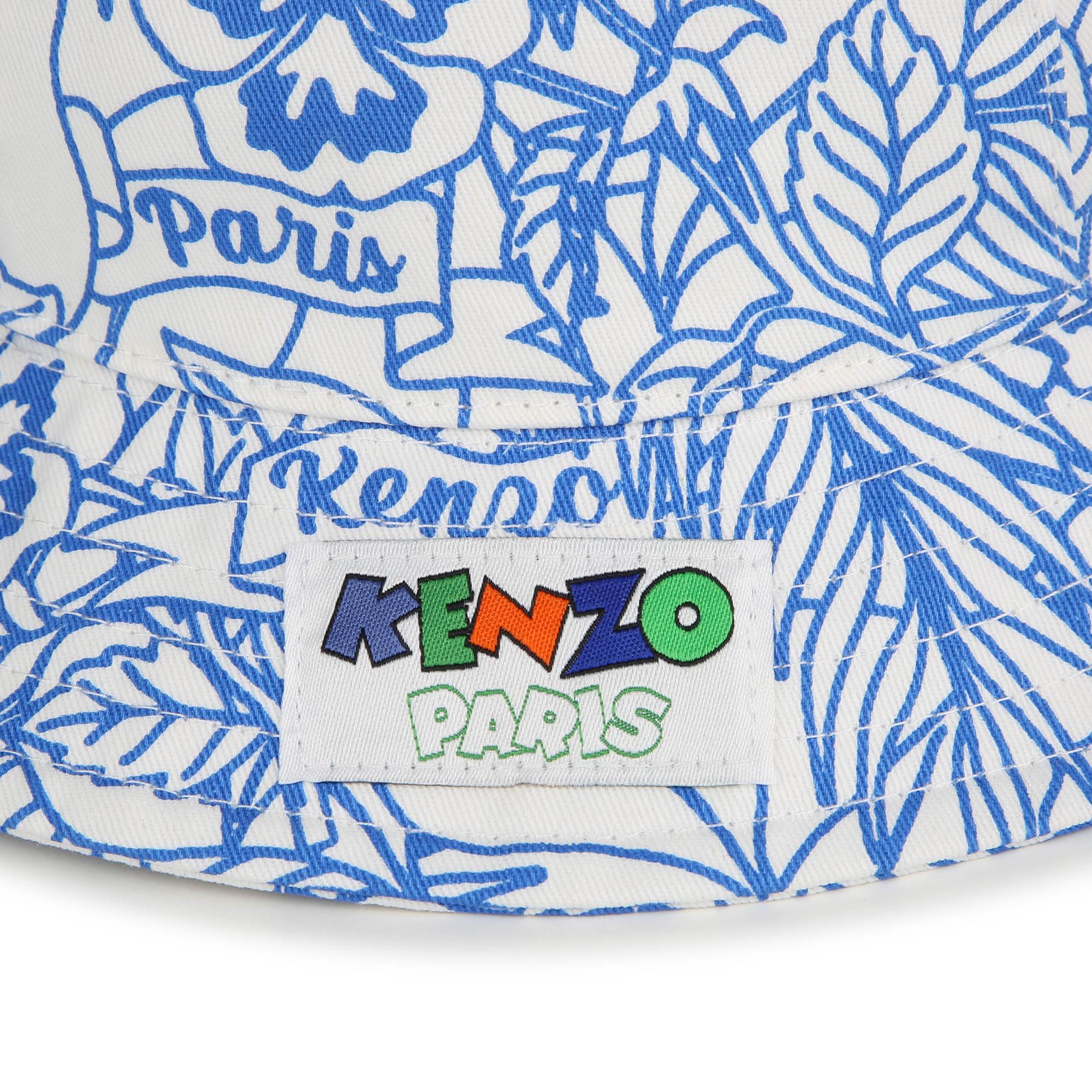 Baumwollfischerhut mit Print KENZO KIDS Für UNISEX