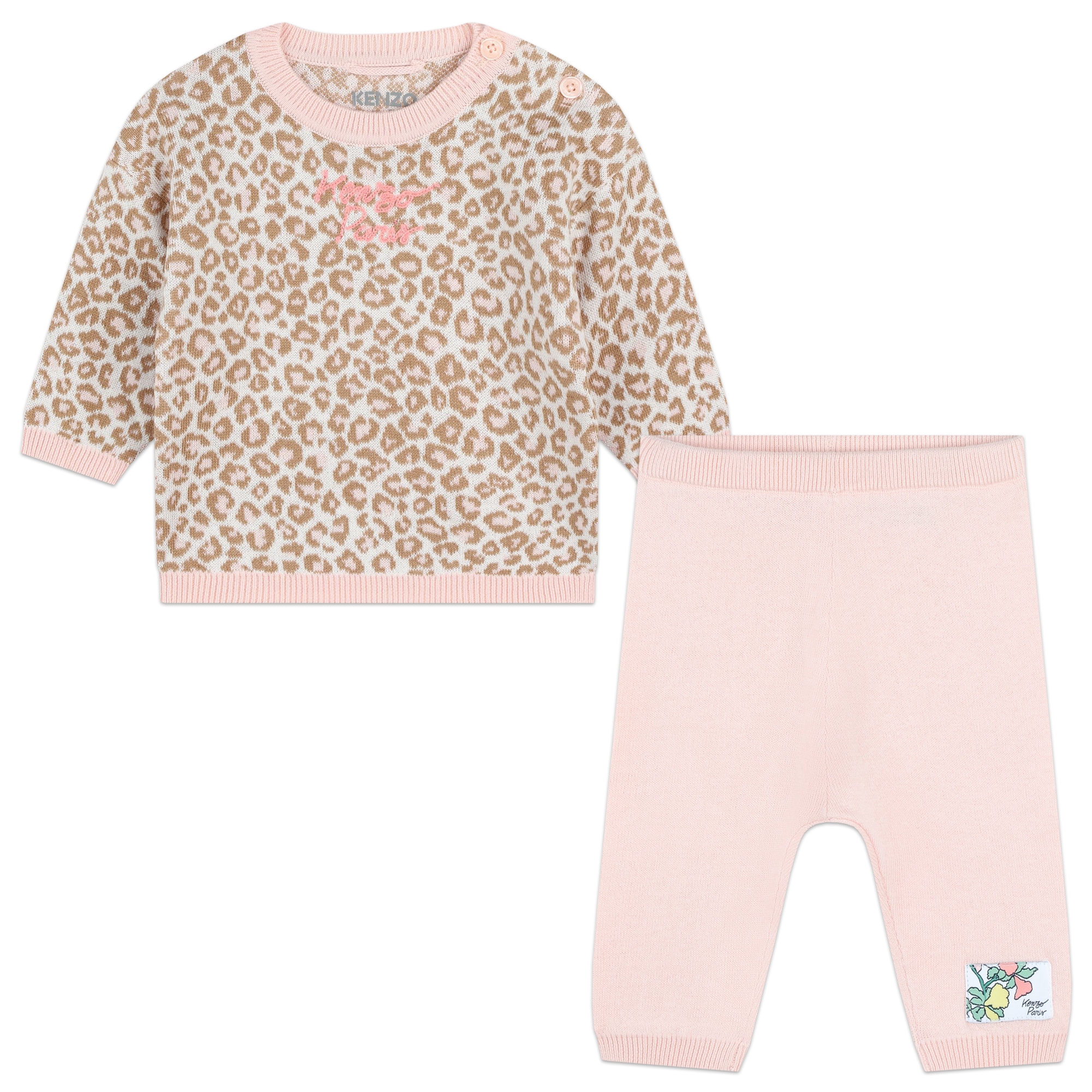 Cotton jumper and trousers KENZO KIDS for GIRL