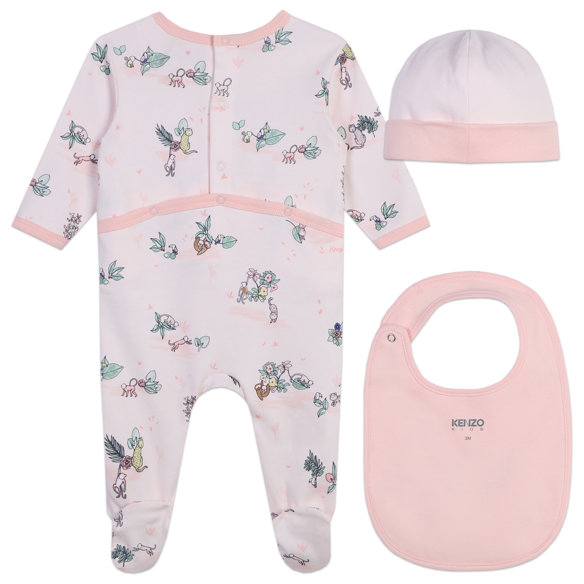 Baumwoll-Pyjama, Mütze & Latz KENZO KIDS Für MÄDCHEN