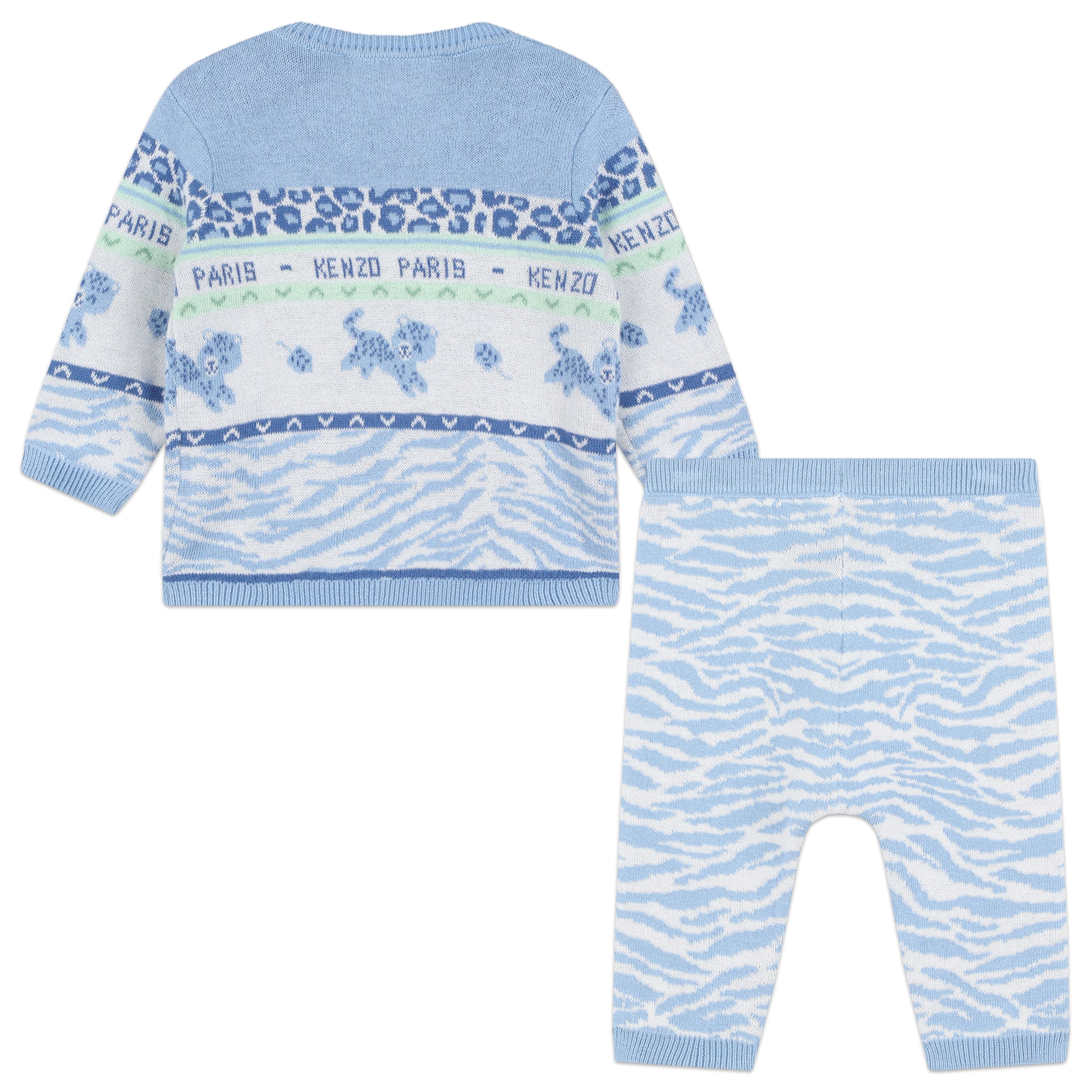 Pull et pantalon en tricot KENZO KIDS pour GARCON