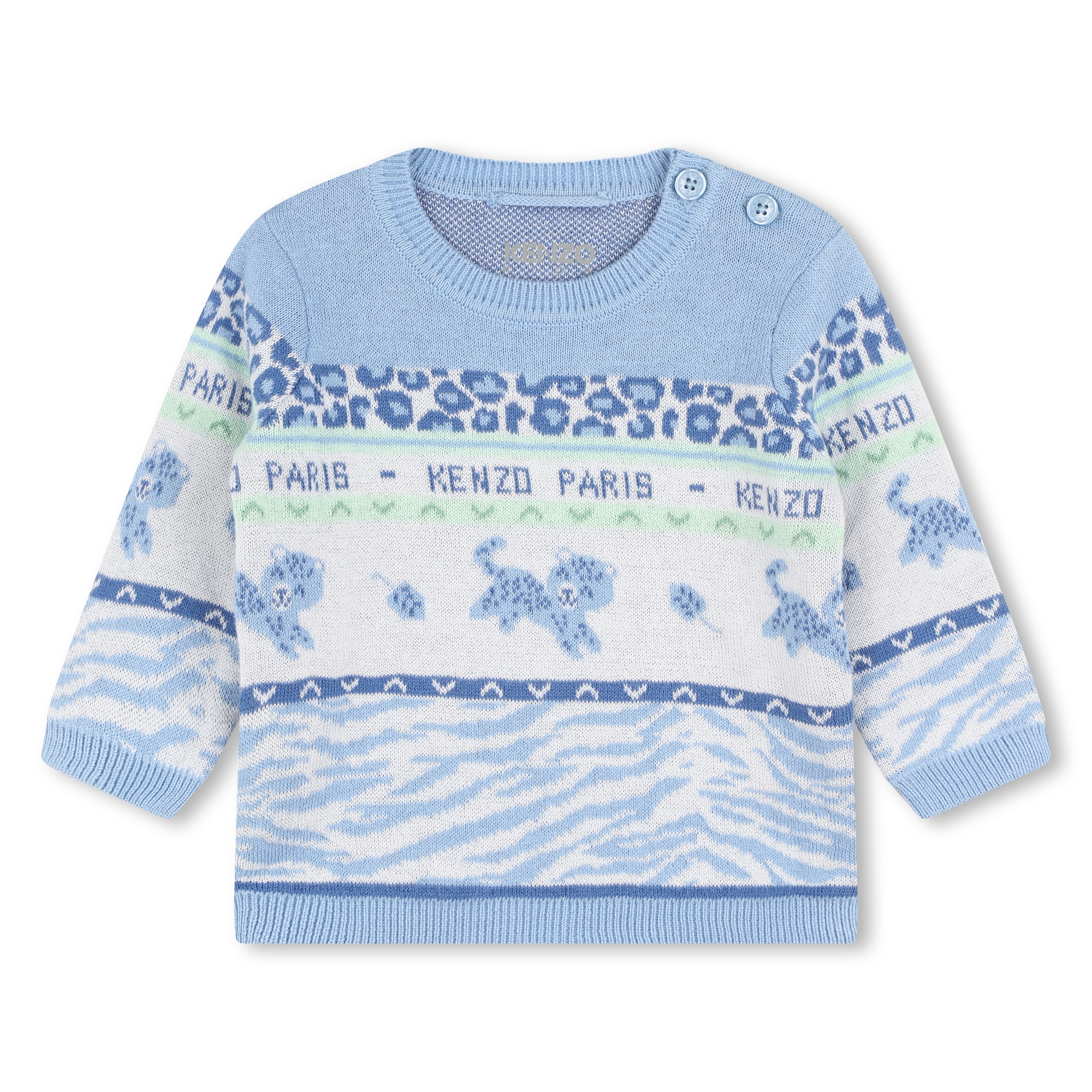 Pull et pantalon en tricot KENZO KIDS pour GARCON