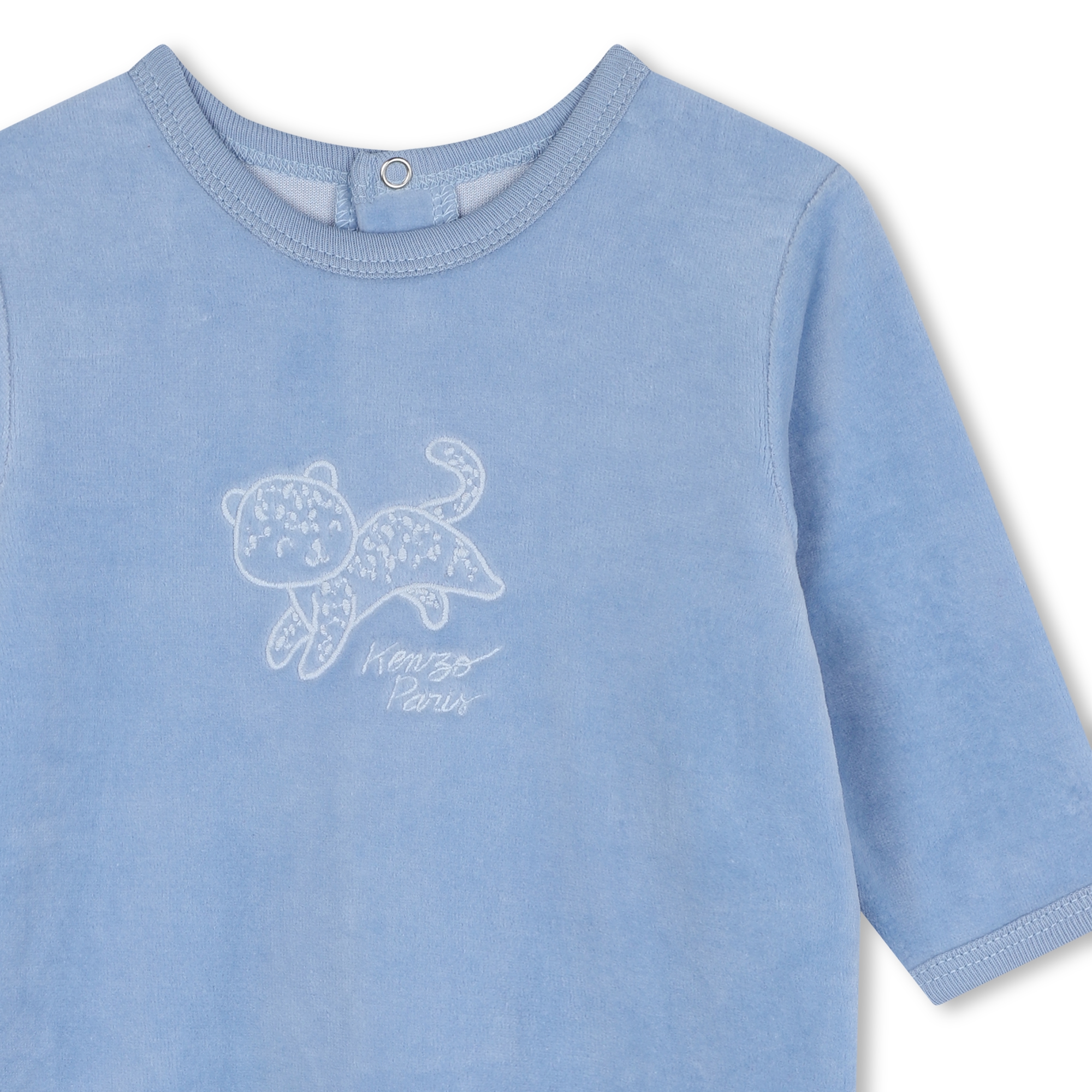 Pyjama en velours brodé KENZO KIDS pour GARCON