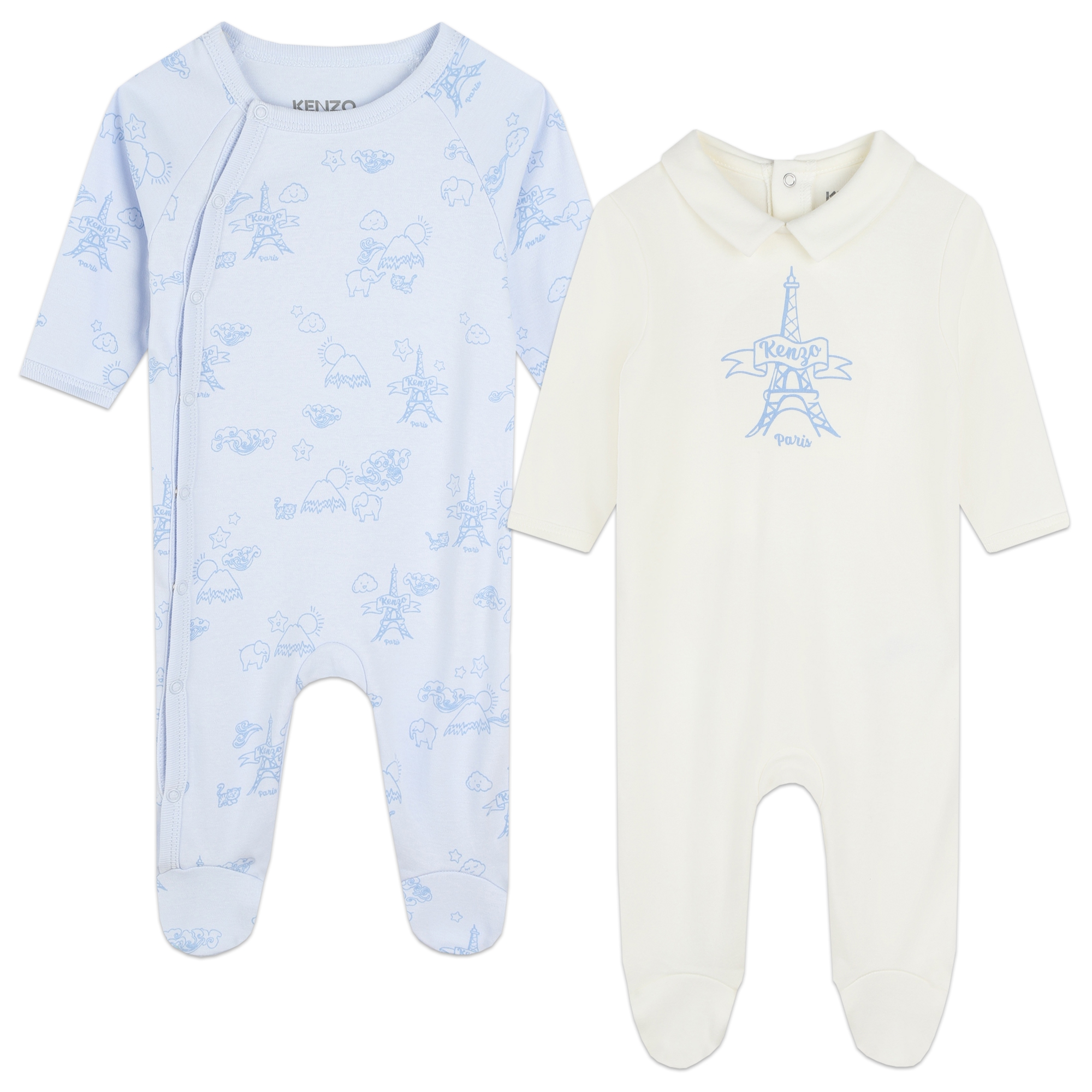 Pack de 2 pijamas de algodón KENZO KIDS para UNISEXO