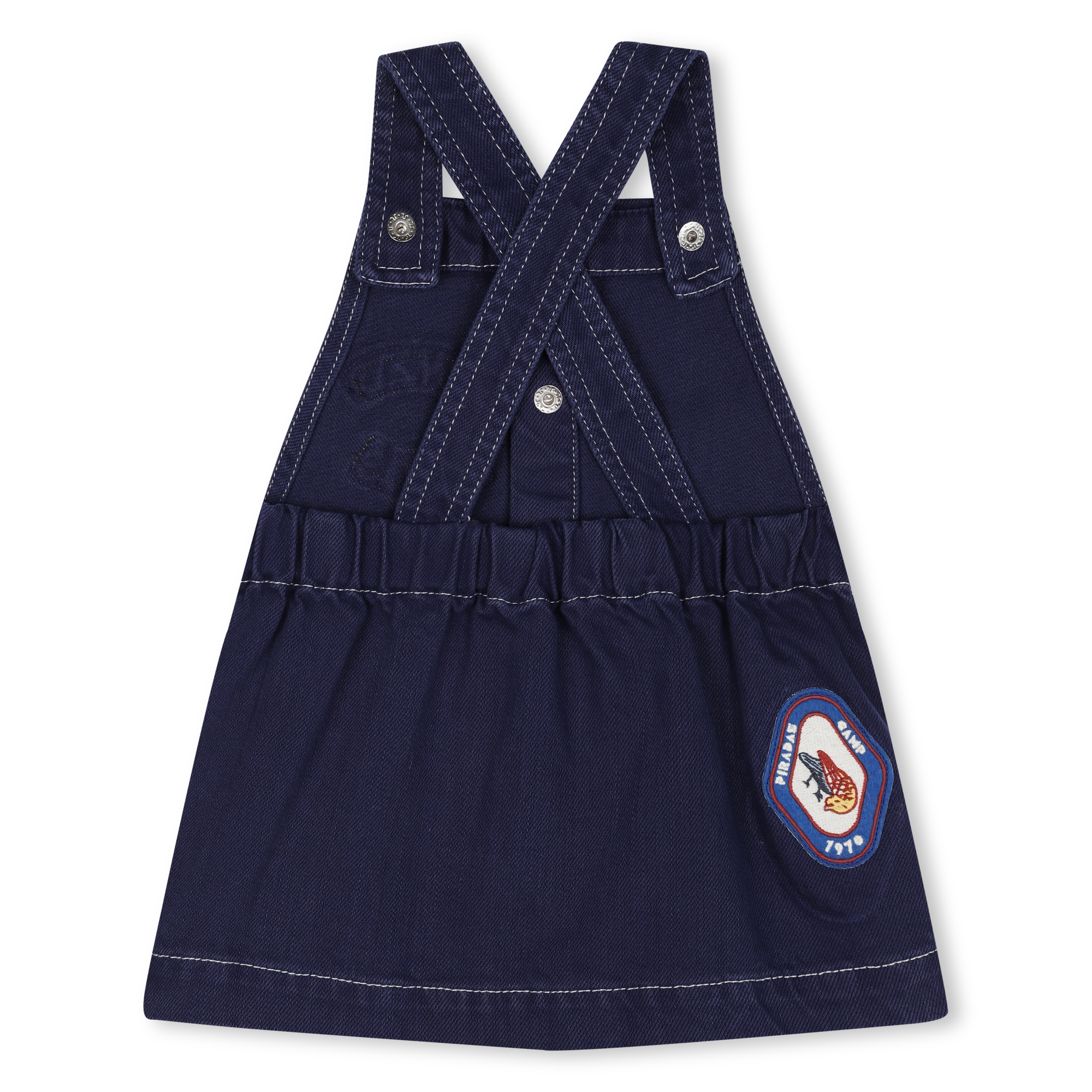 Cotton pinafore dress KENZO KIDS for GIRL