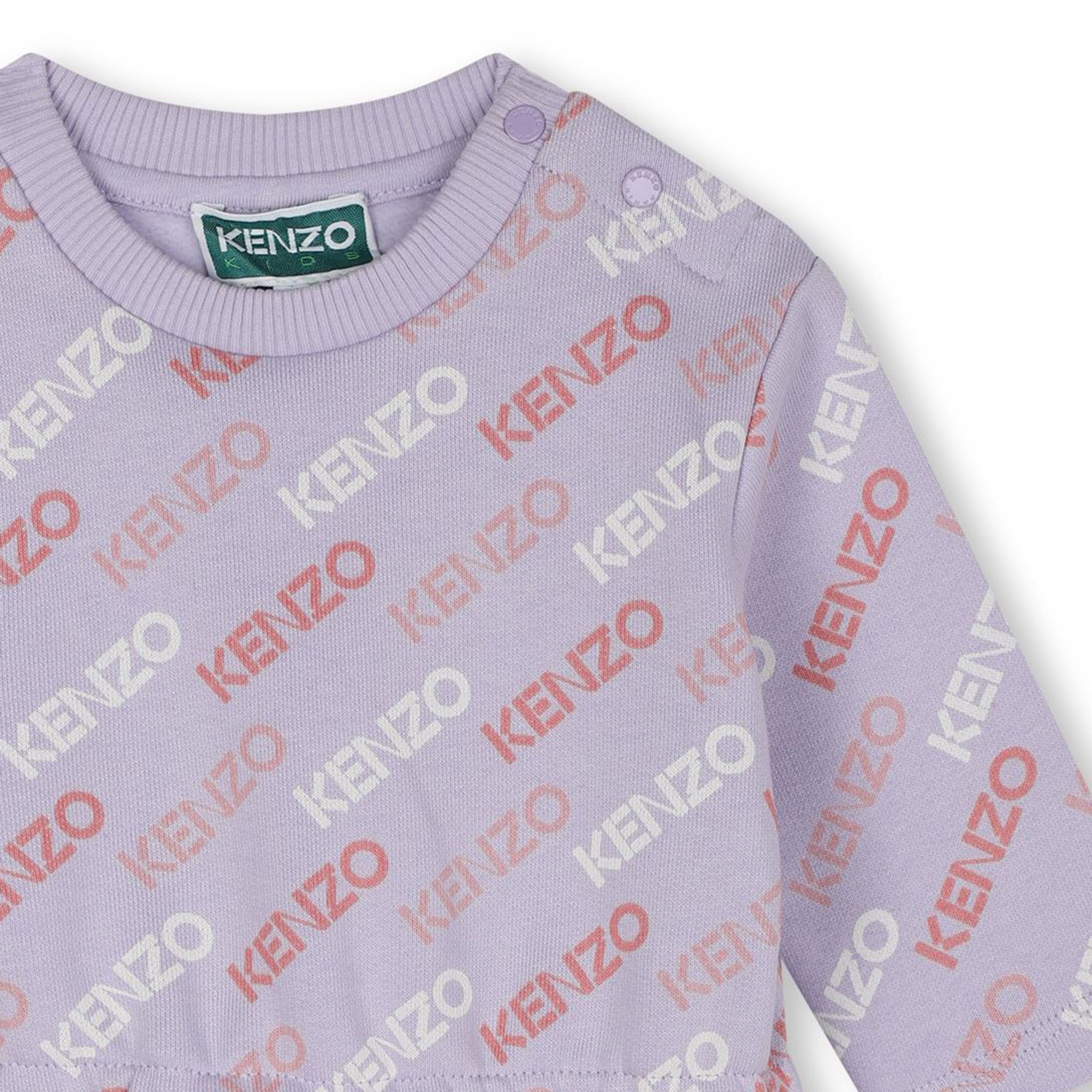 Vestido de muletón KENZO KIDS para NIÑA