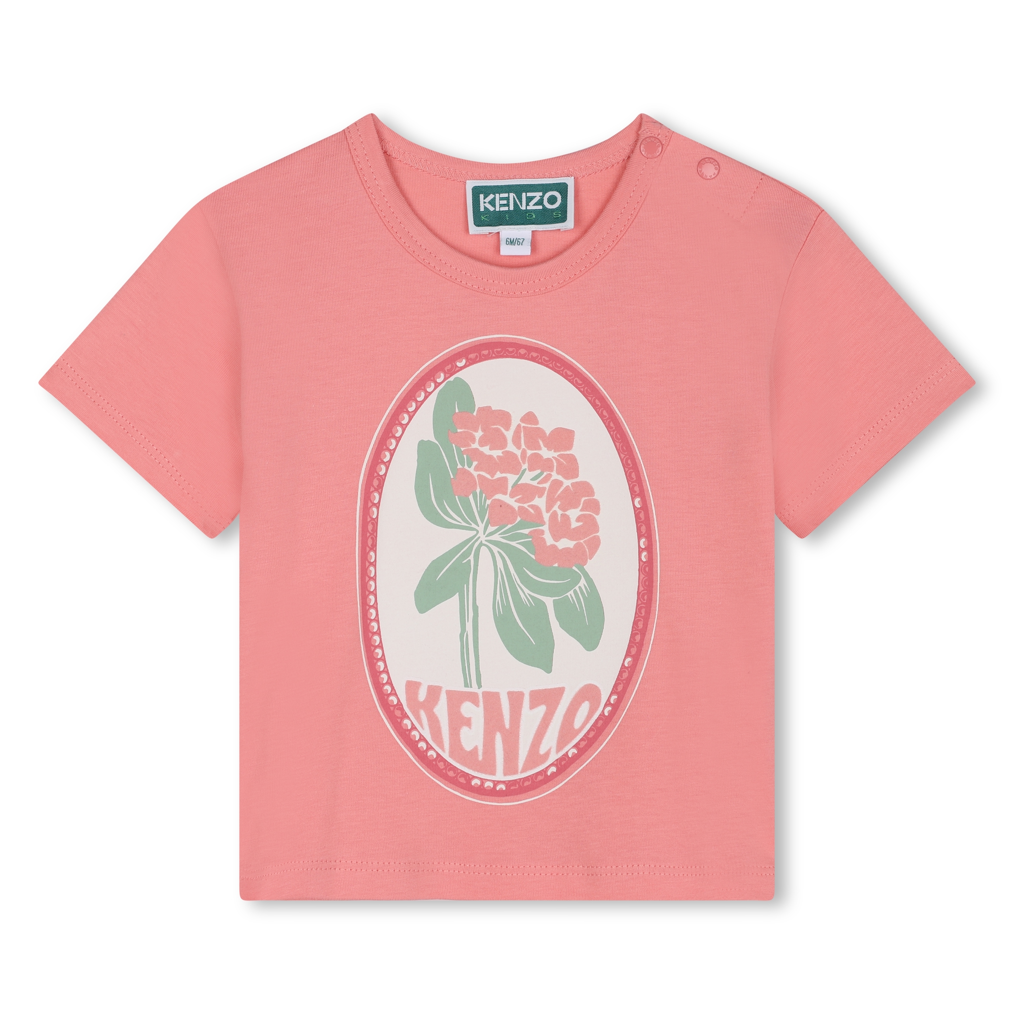 2 T-shirts à manches courtes KENZO KIDS pour FILLE