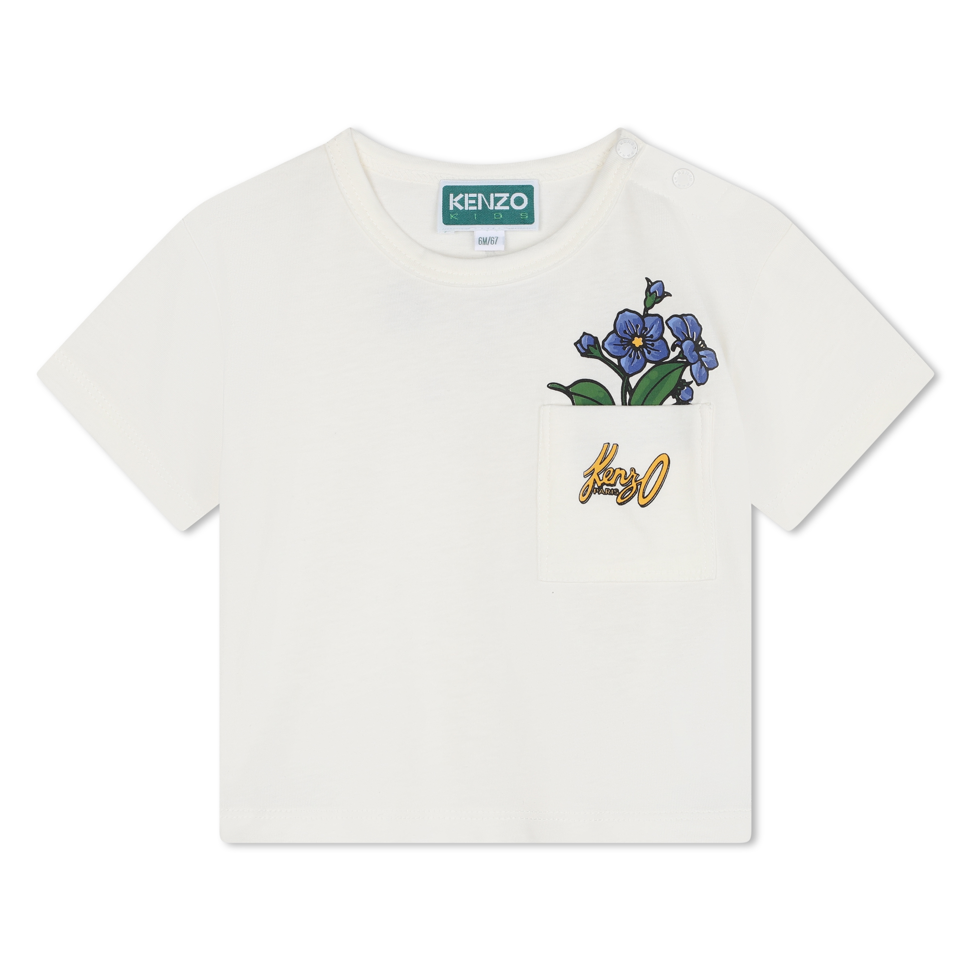 T-shirt met korte mouwen KENZO KIDS Voor