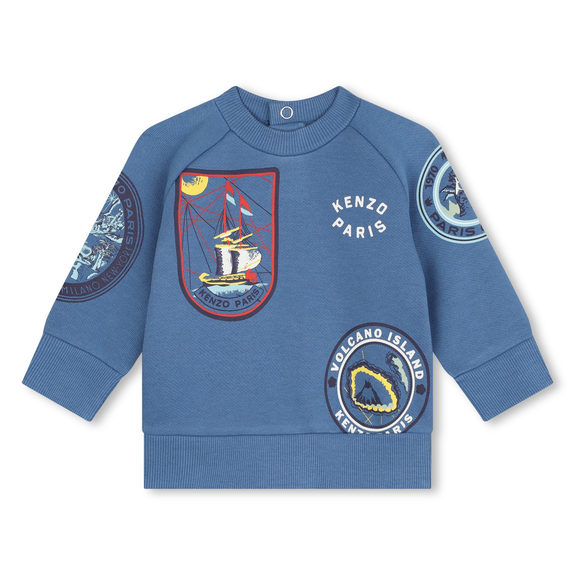 Fleece sweater KENZO KIDS Voor